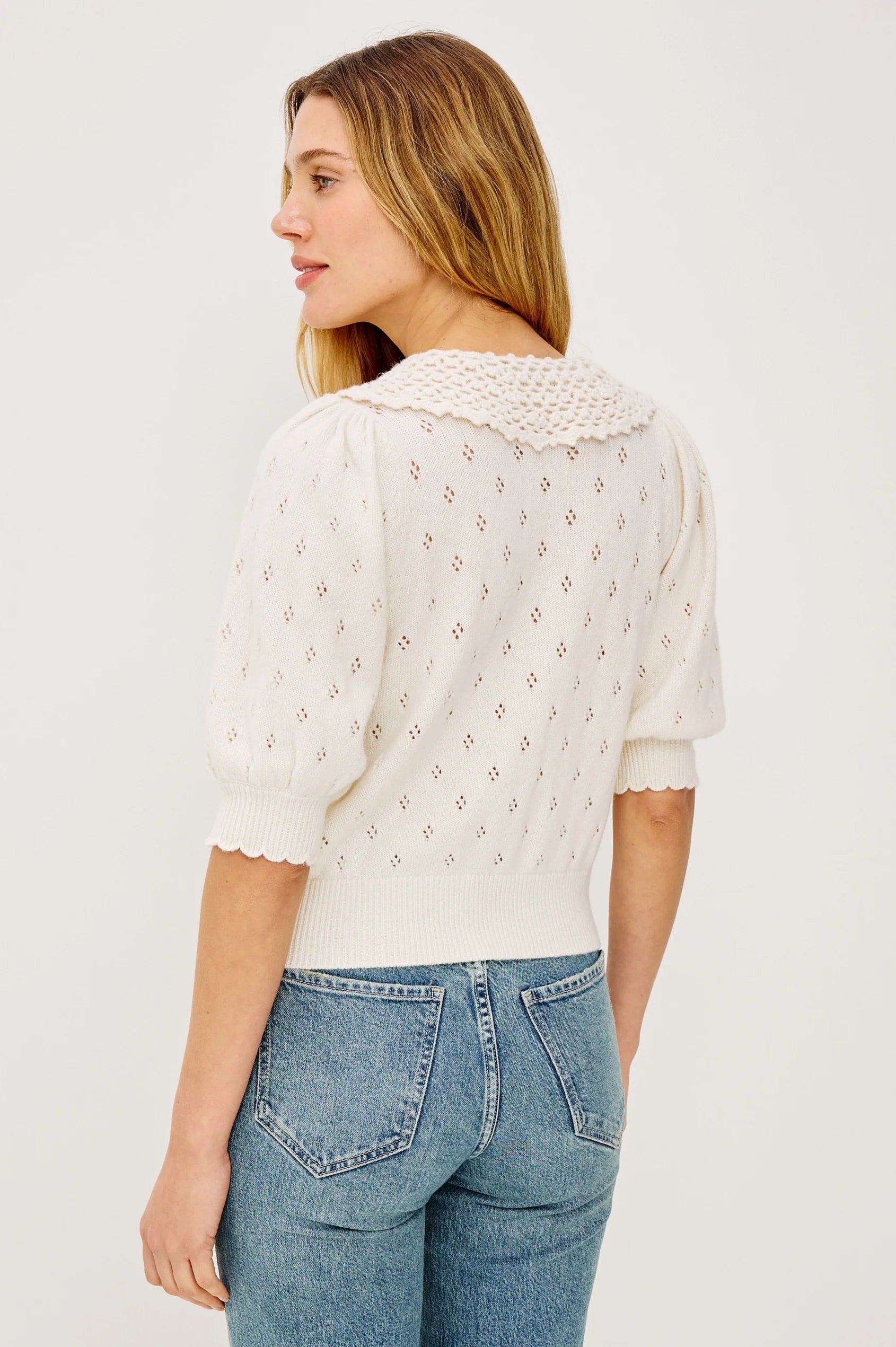 Rails Mindy Top in Ivory back 