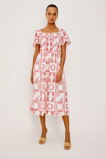 Rails Nanette Dress - Ivory Red Handkerchief