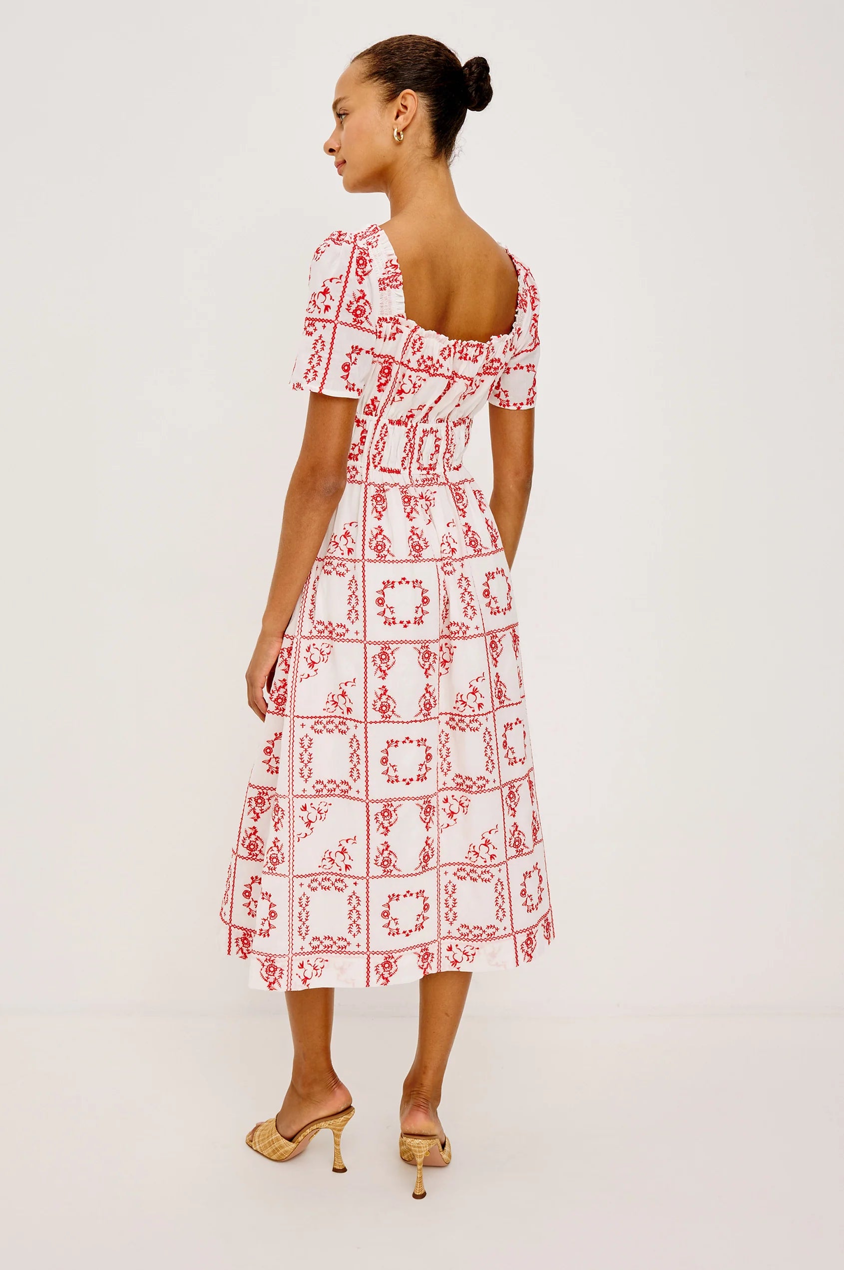 Rails Nanette Dress - Ivory Red Handkerchief