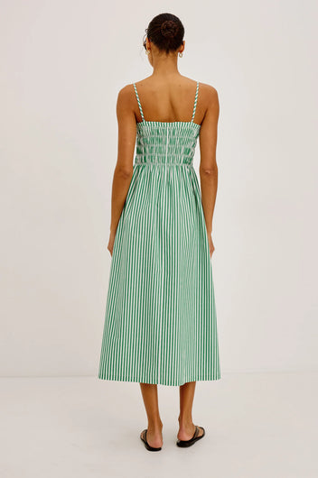 Rails Primrose Dress - Emerald Stripe