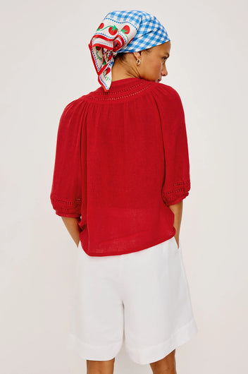 Rails Theia Shirt - Tomato