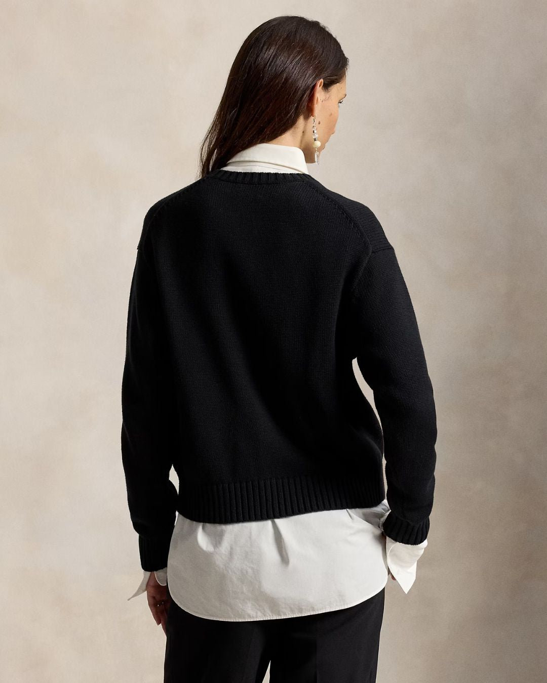 Ralph Lauren Bear Sweater - Black