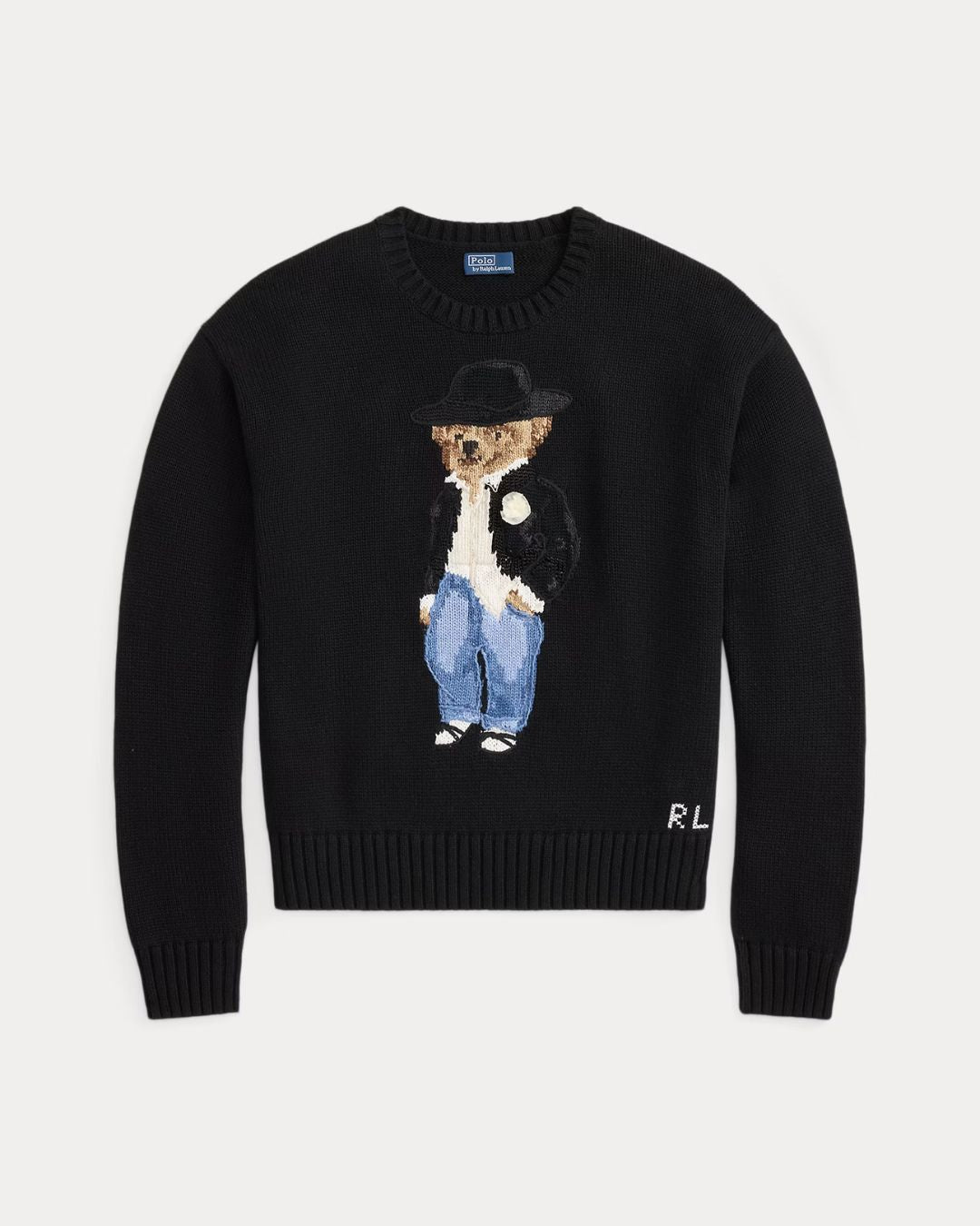 Ralph Lauren Bear Sweater - Black