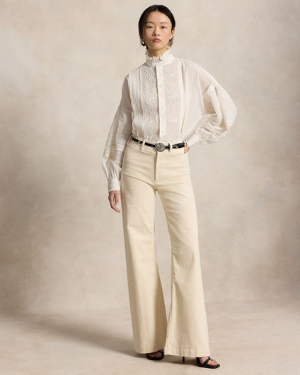 Ralph Lauren Beaton Corduroy Pant - Cream
