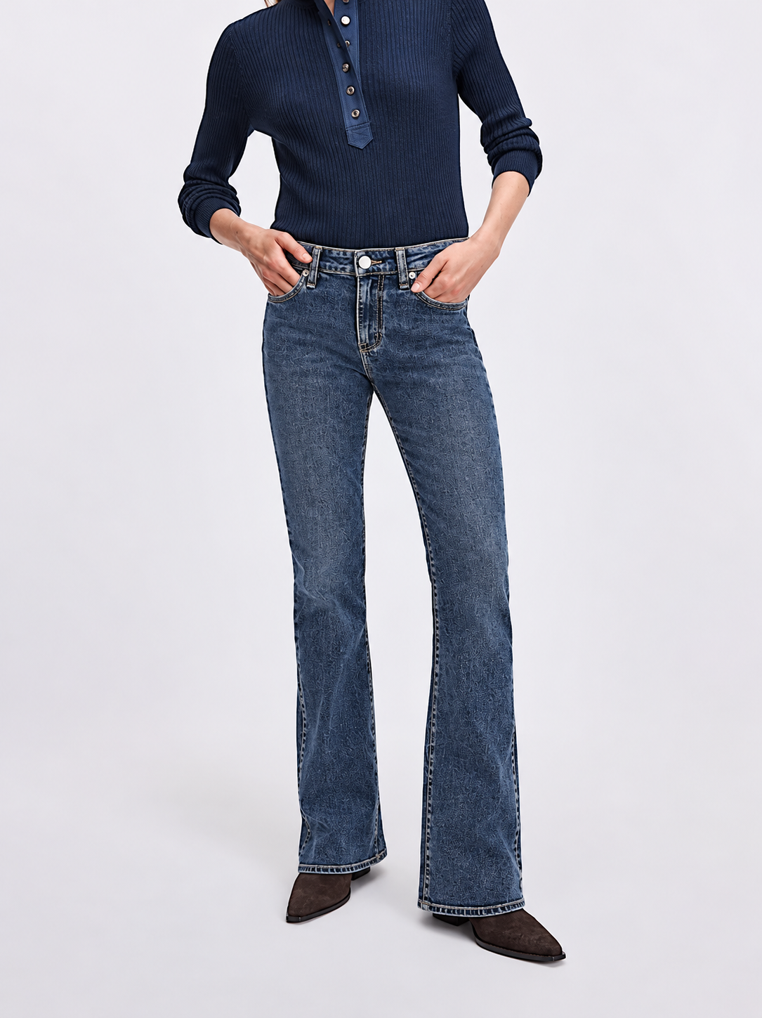 Rag & Bone Kinsley Low Rise Bootleg - Montreal