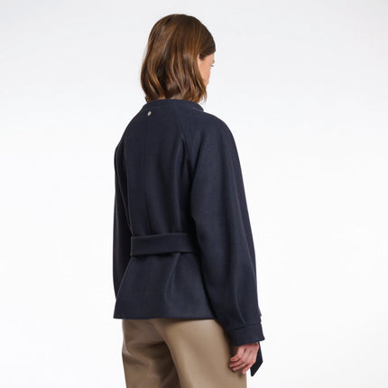 Rino & Pelle Cornelia Short Coat in Navy