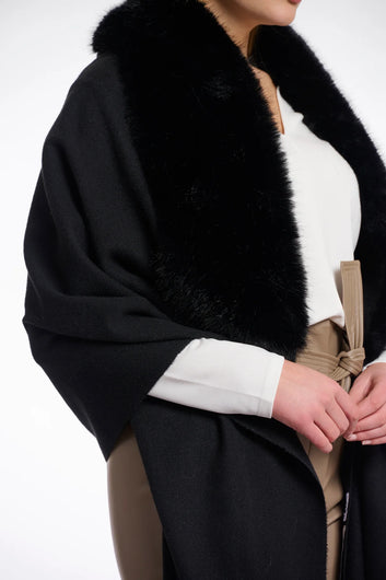 Rino & Pelle Wendy Cape in Black