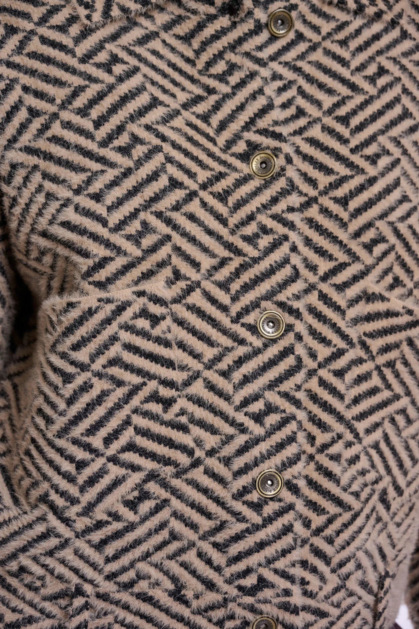 Rino & Pelle Bubbly Jacket - Sand Graphic
