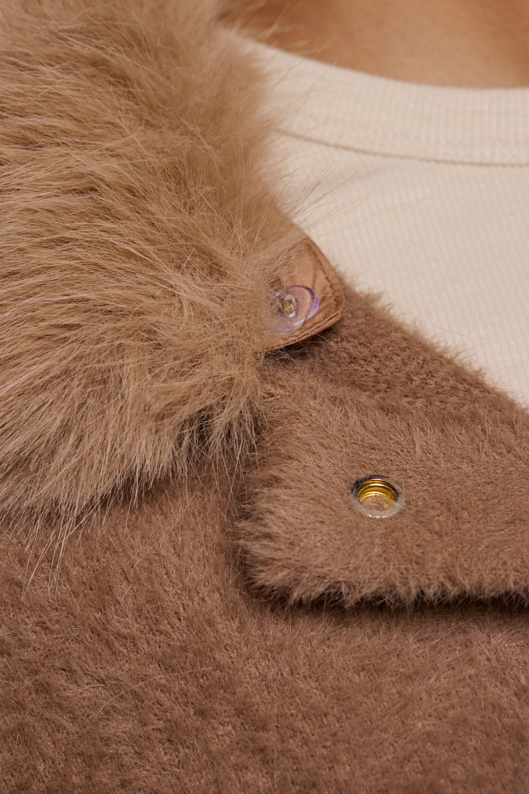 Rino & Pelle Nia Jacket with Detachable Collar - Toast