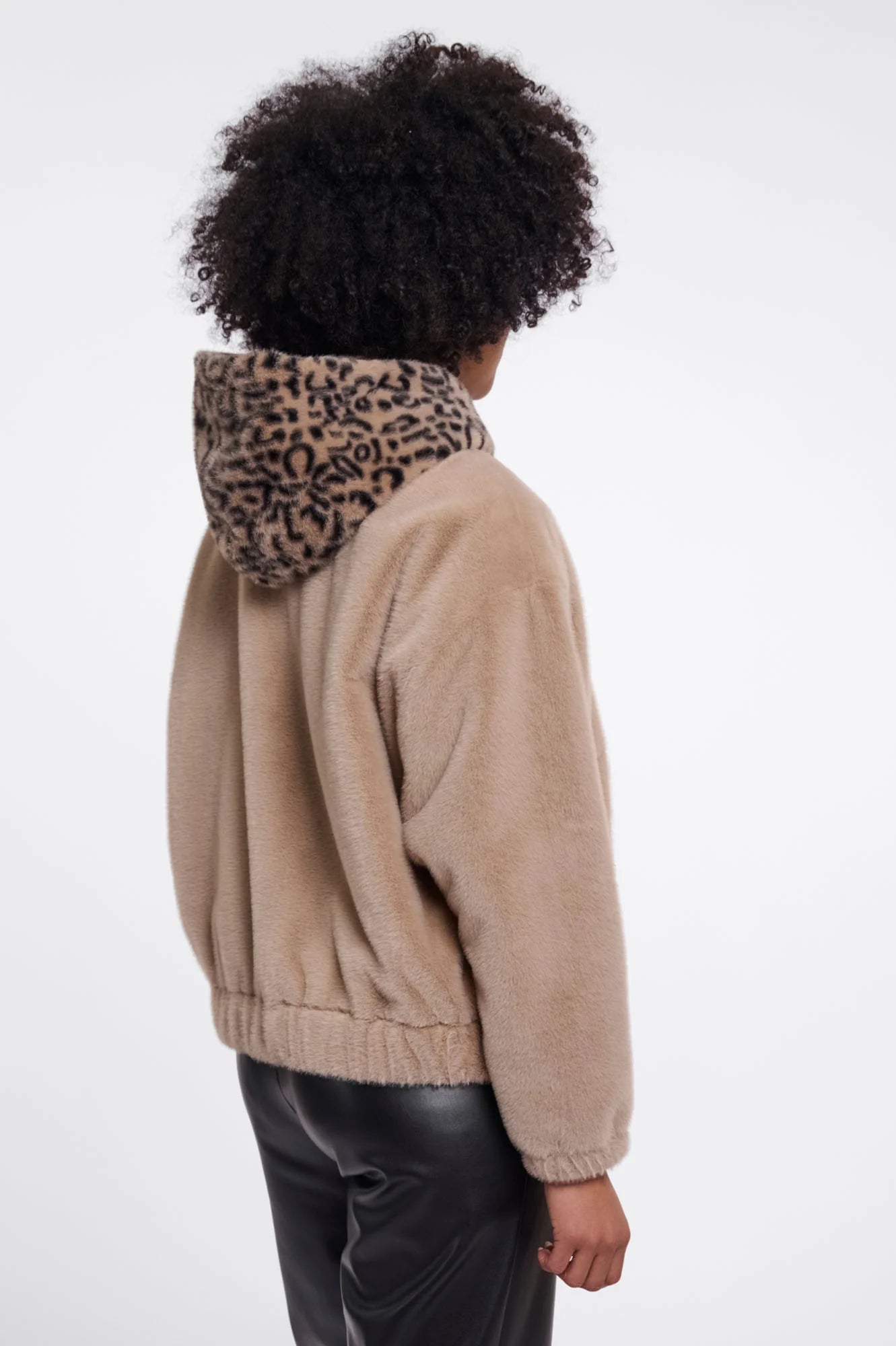 Rino & Pelle Ori Hooded Jacket - Oat, Leo
