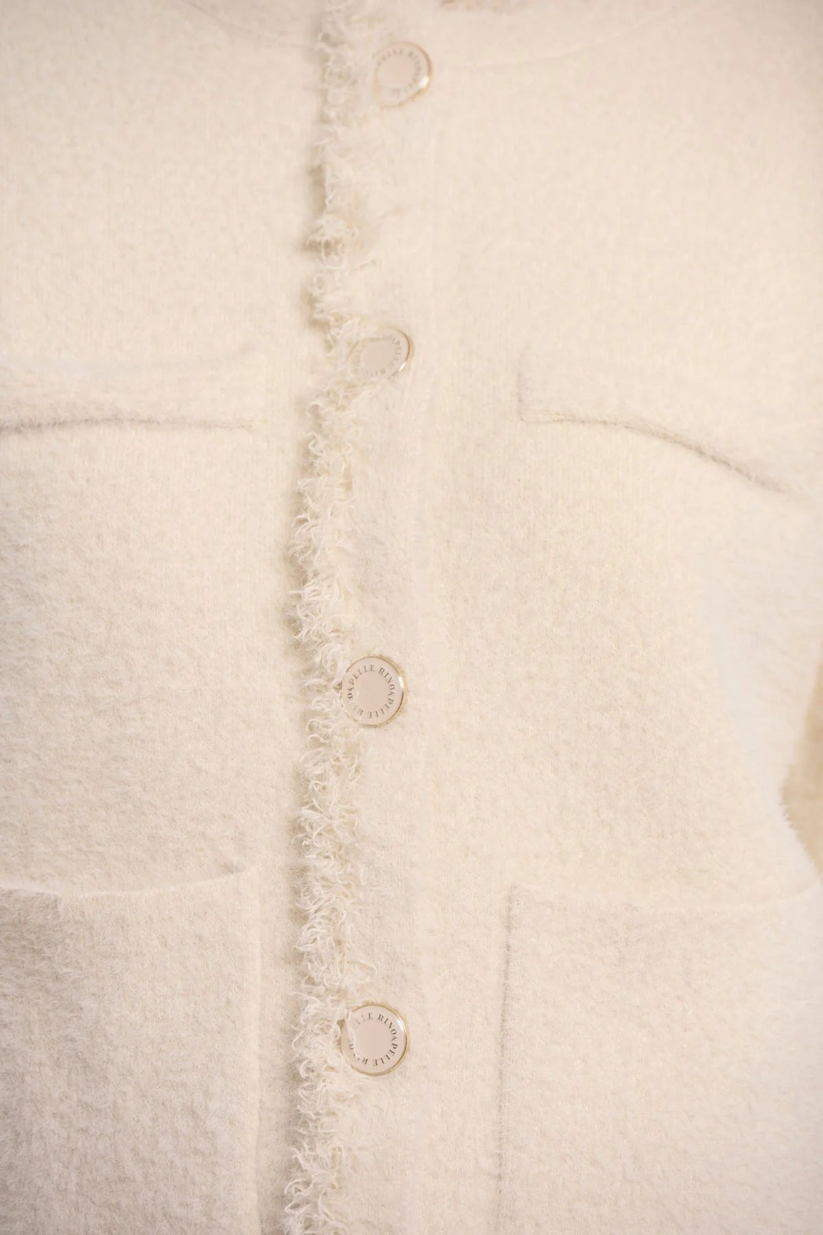 Rino & Pelle Vanna Jacket with Fringe in Birch