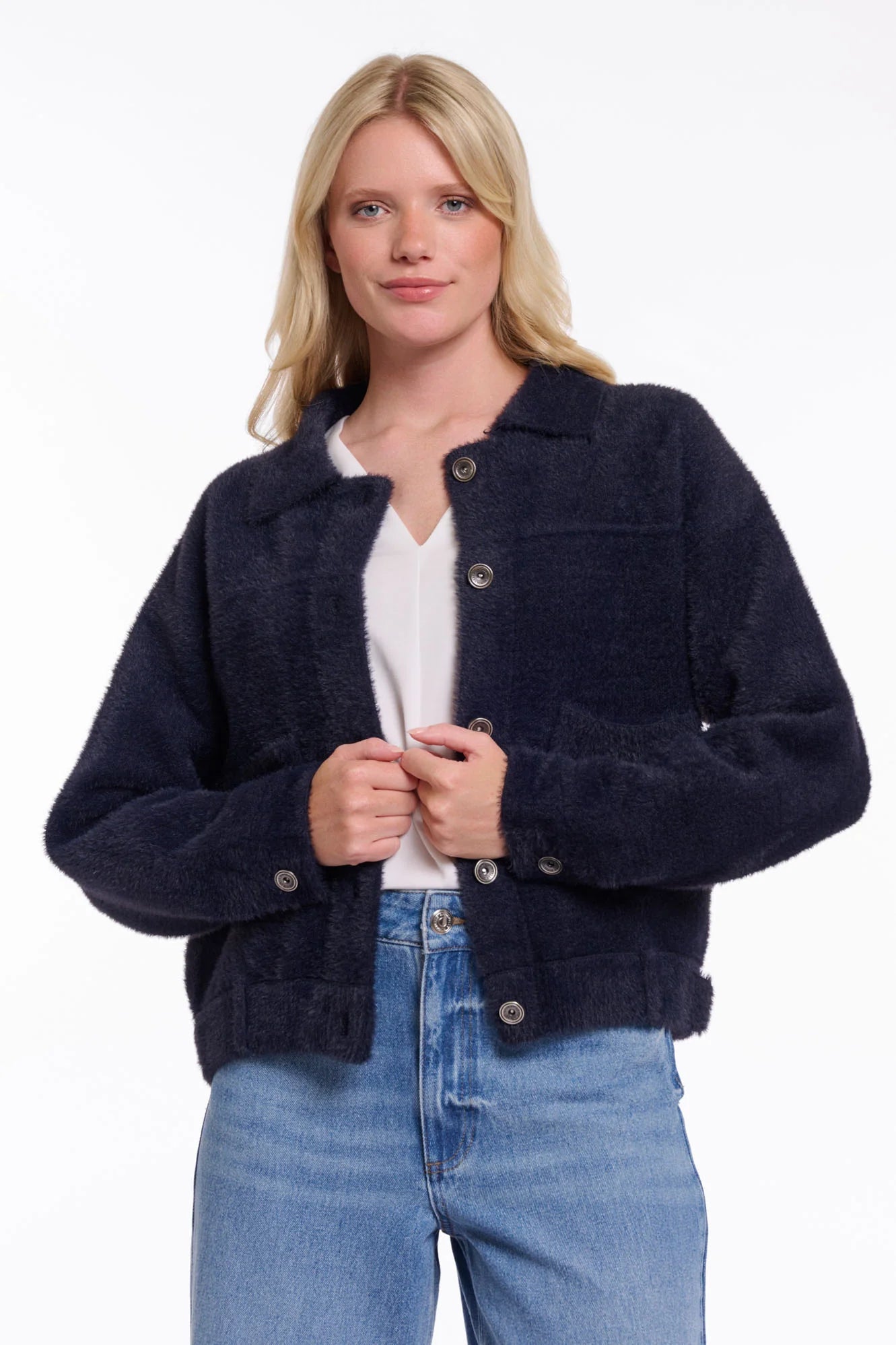 Rino & Pellle Bubbly Jacket in Dark Navy