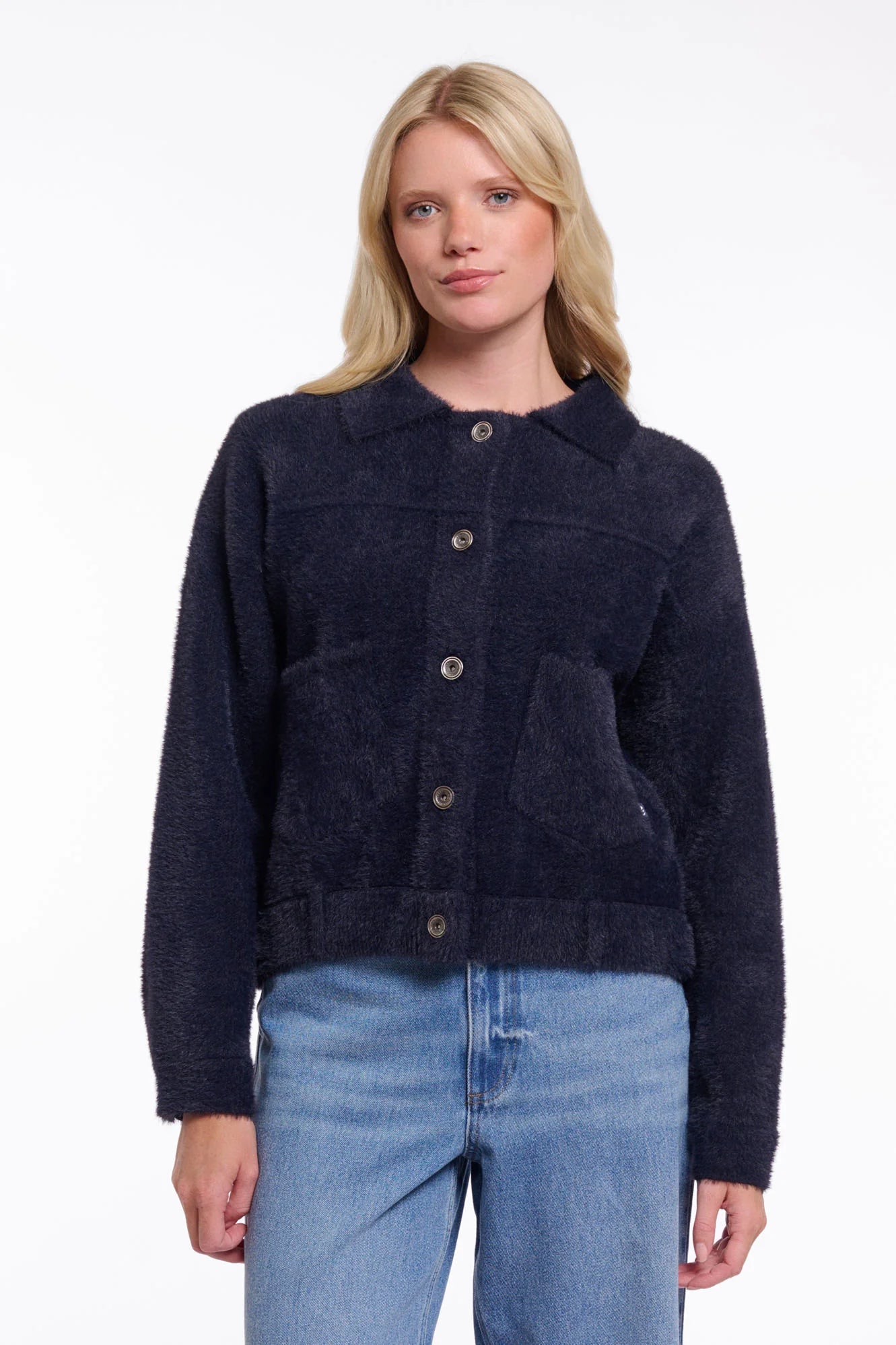 Rino & Pellle Bubbly Jacket in Dark Navy