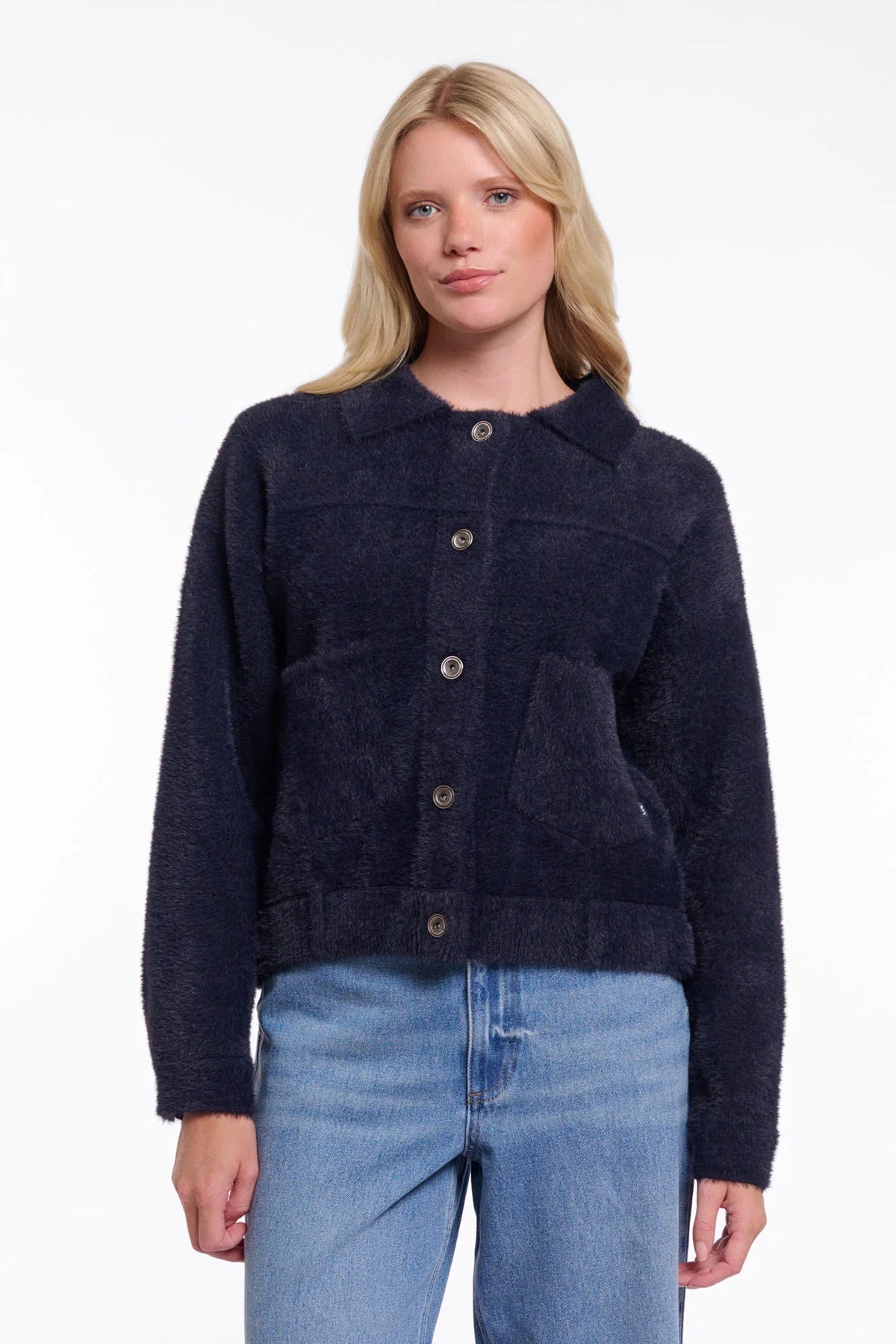 Rino & Pellle Bubbly Jacket in Dark Navy