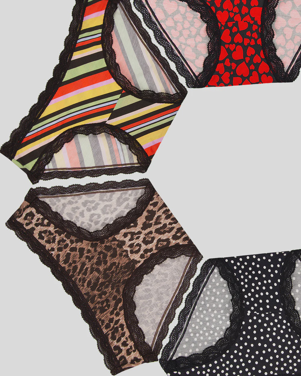 Stripe & Stare X RIXO  Classic Knicker Box in Multi