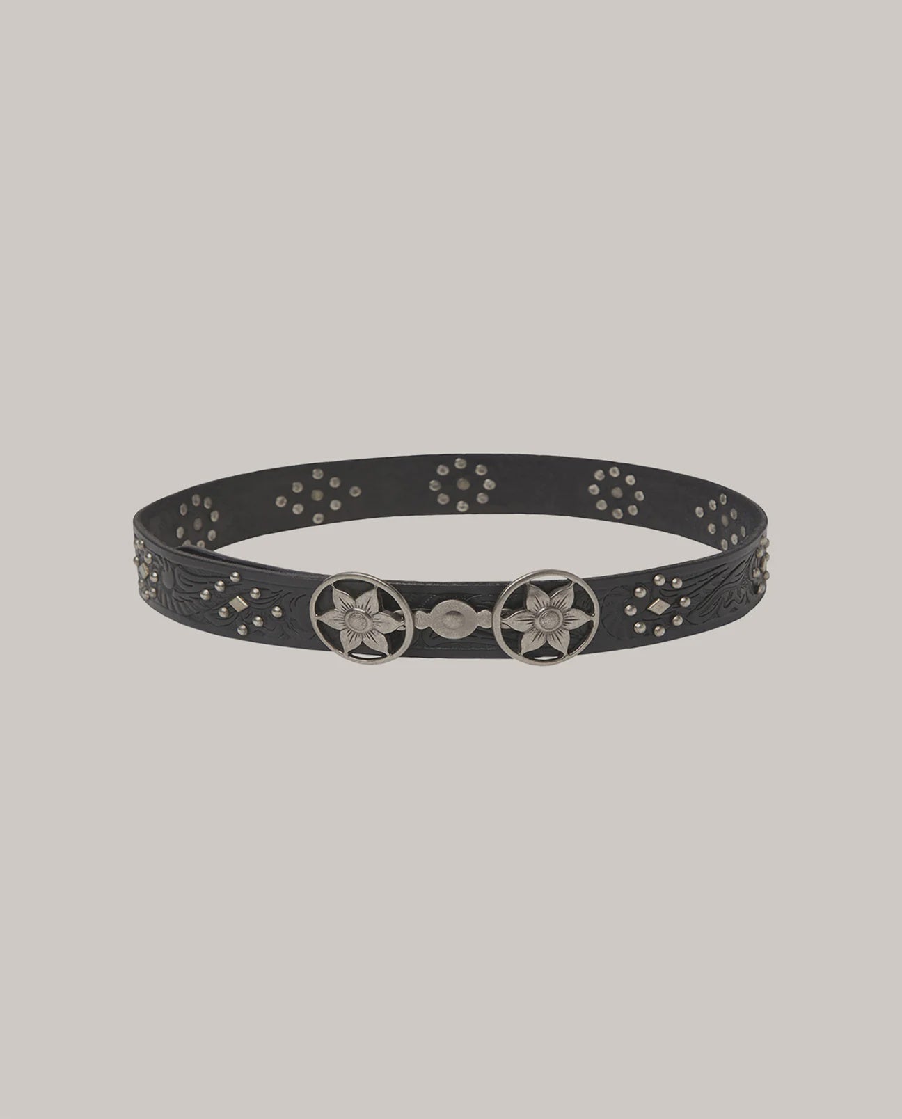 Maison Hotel Rodolofo Belt in Midnight Silver