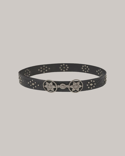 Maison Hotel Rodolofo Belt in Midnight Silver