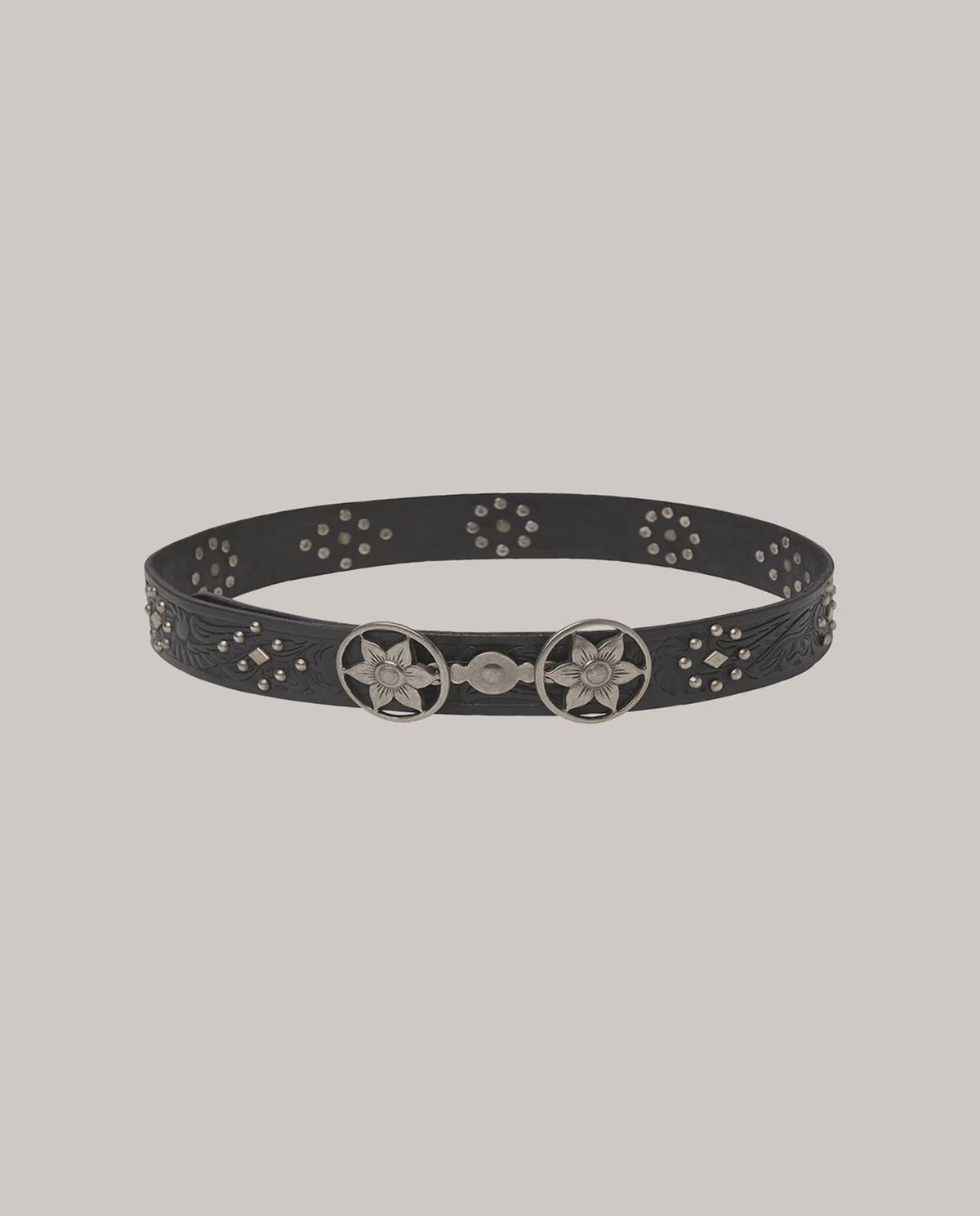Maison Hotel Rodolofo Belt in Midnight Silver