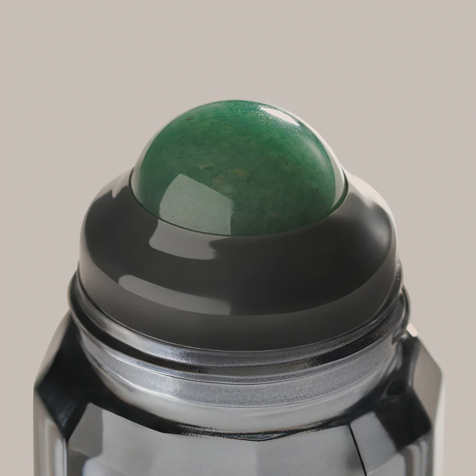 Rollr Green Aventurine Gemstons in Vetiver and Lemon