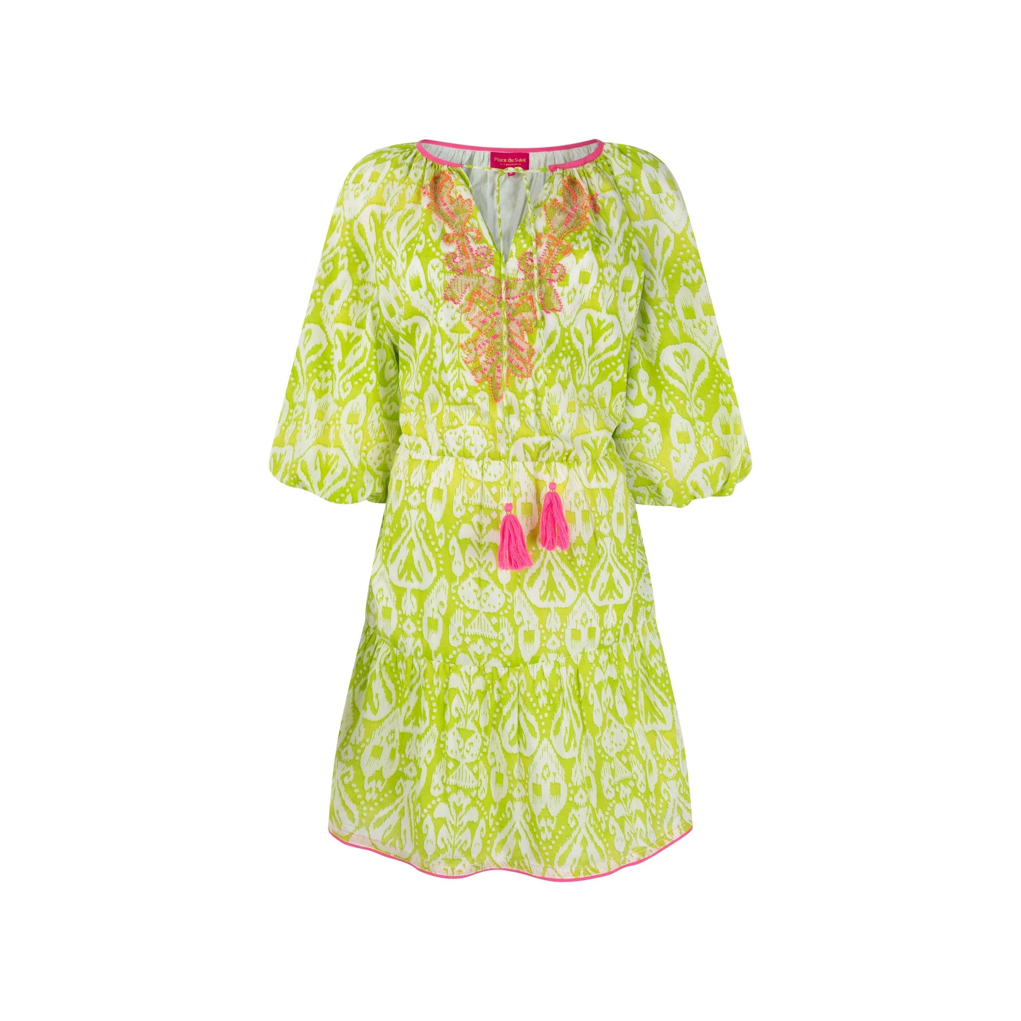 PDS Short Dress 129 in Green