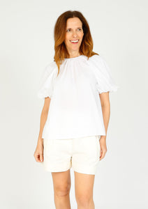 You added <b><u>EA Fay Puff Sleeve Top in White</u></b> to your cart.