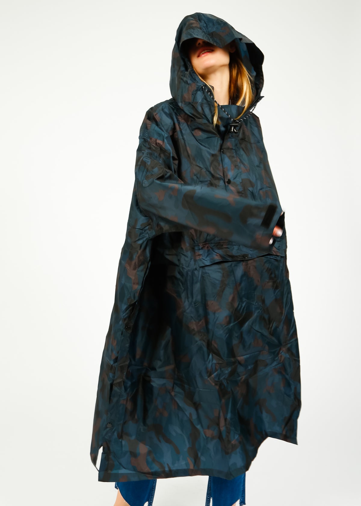 Rainkiss Storm Camo Waterproof Poncho