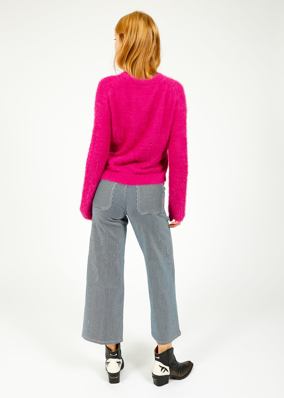 S&M Elodie Jeans in Striped Denim