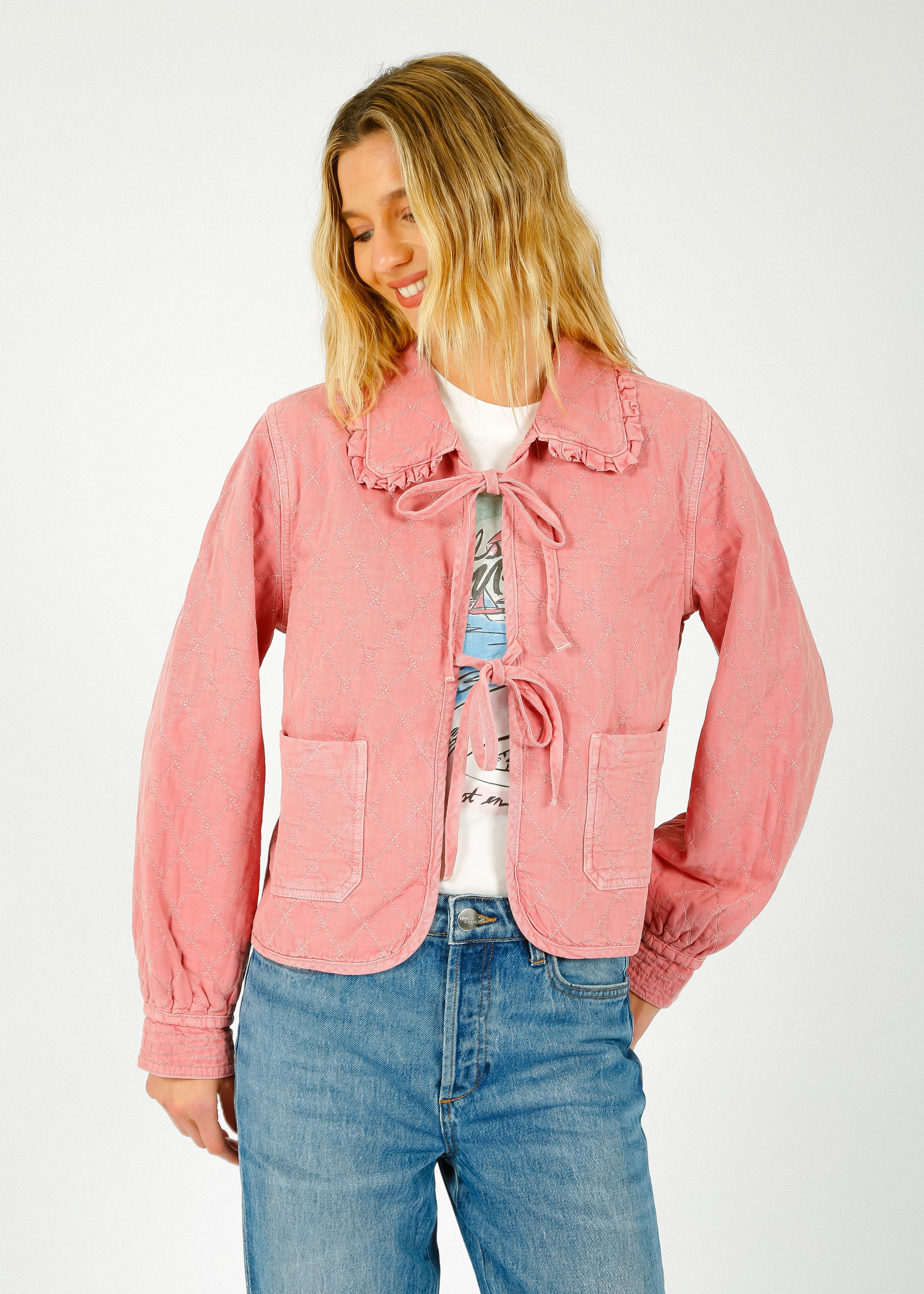 S&M Heidi Jacket in Powder Pink