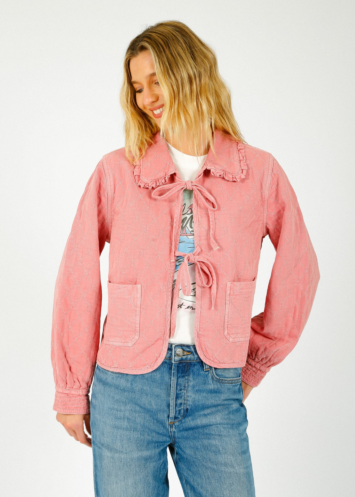 S&M Heidi Jacket in Powder Pink