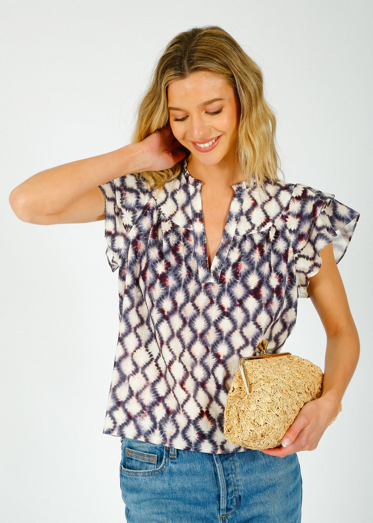 RAILS Calista Top in Iris Shadow