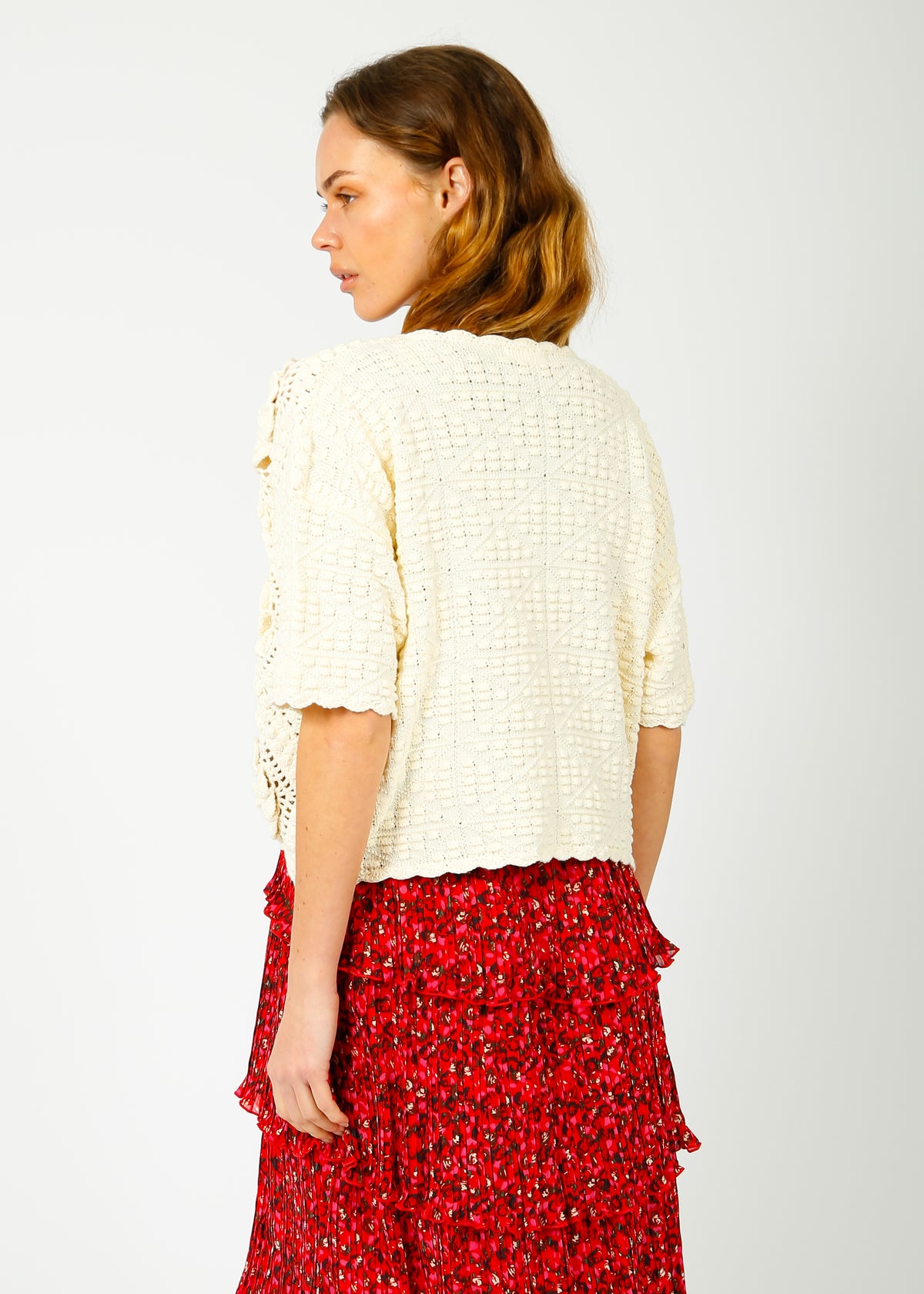 LM Mallyra Cardi in Cream