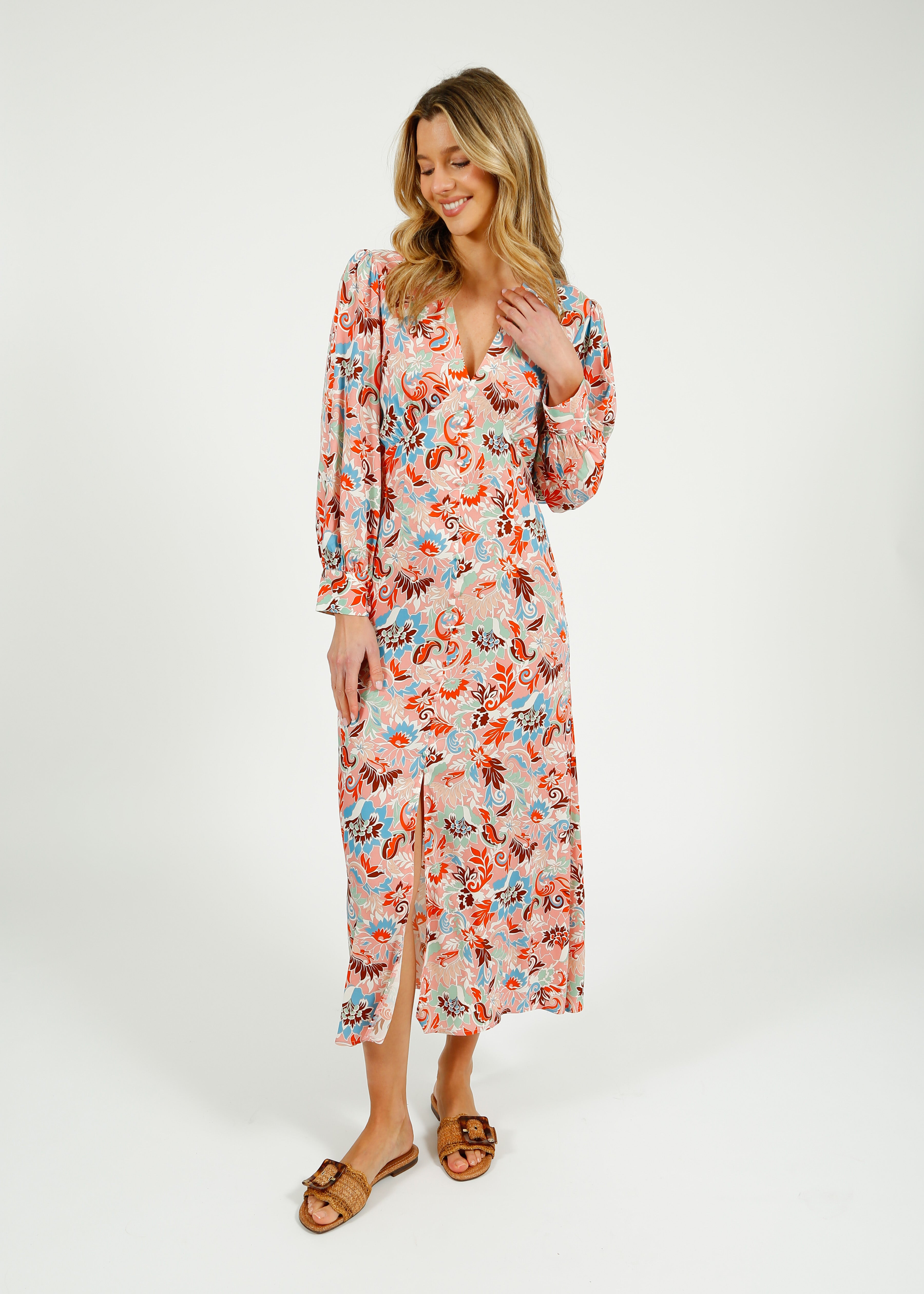 Primrose Park Opal Dress in Flourish Peach
