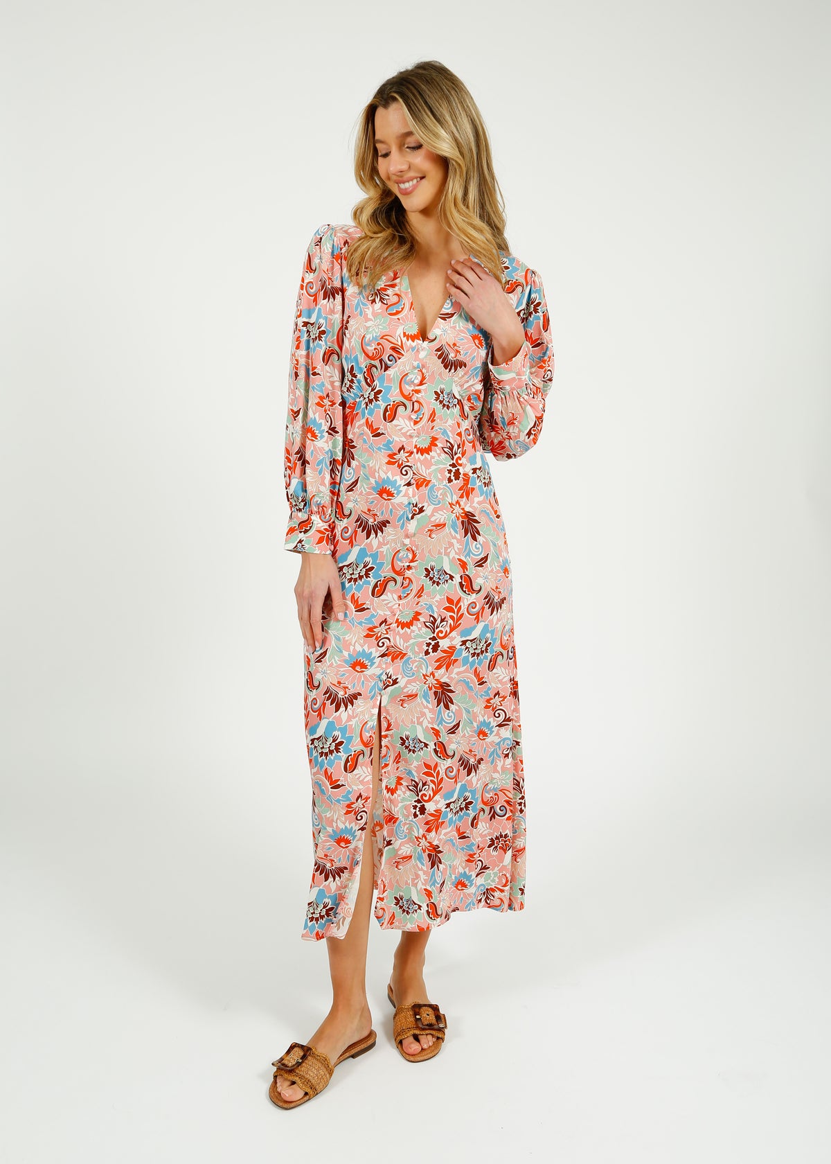 Primrose Park Opal Dress in Flourish Peach