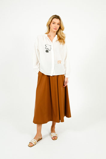 TINSELS Candide Amor Blouse in White