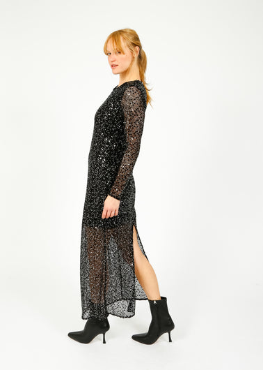 SLF Noel Sequin Dress in Black