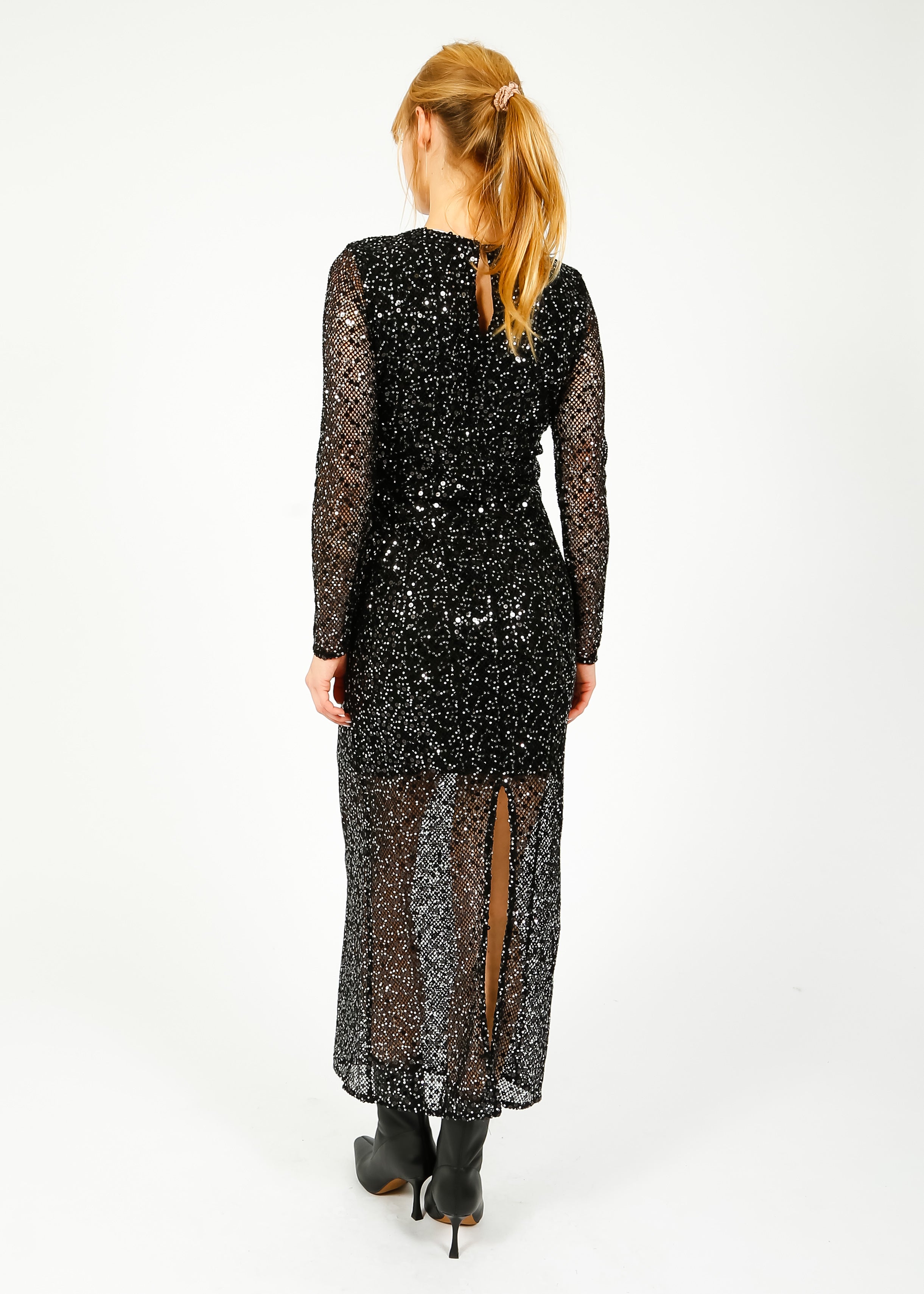 SLF Noel Sequin Dress in Black