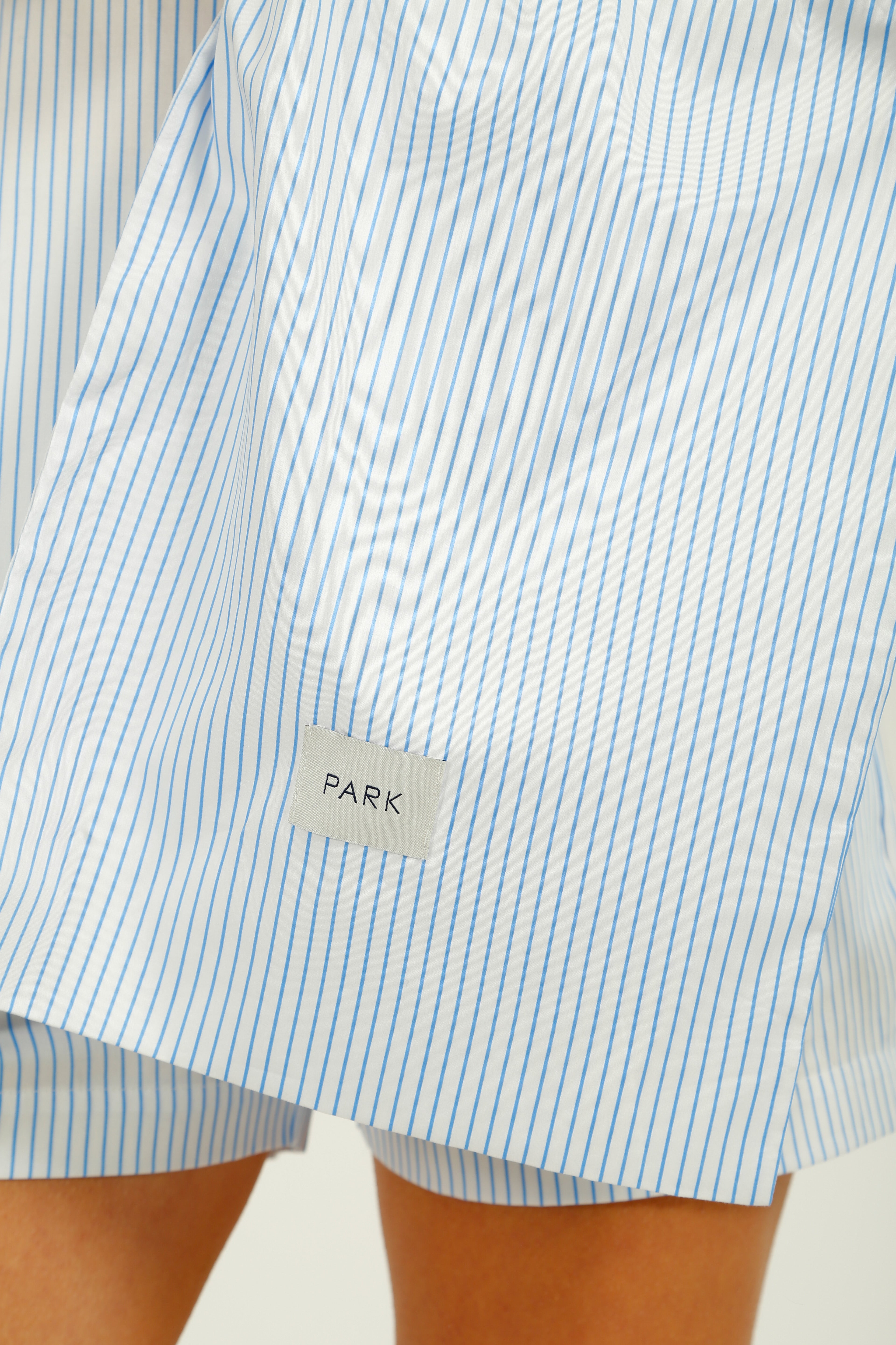 PARK Holiday Shop Stripe Cami Set in Blue Stripe