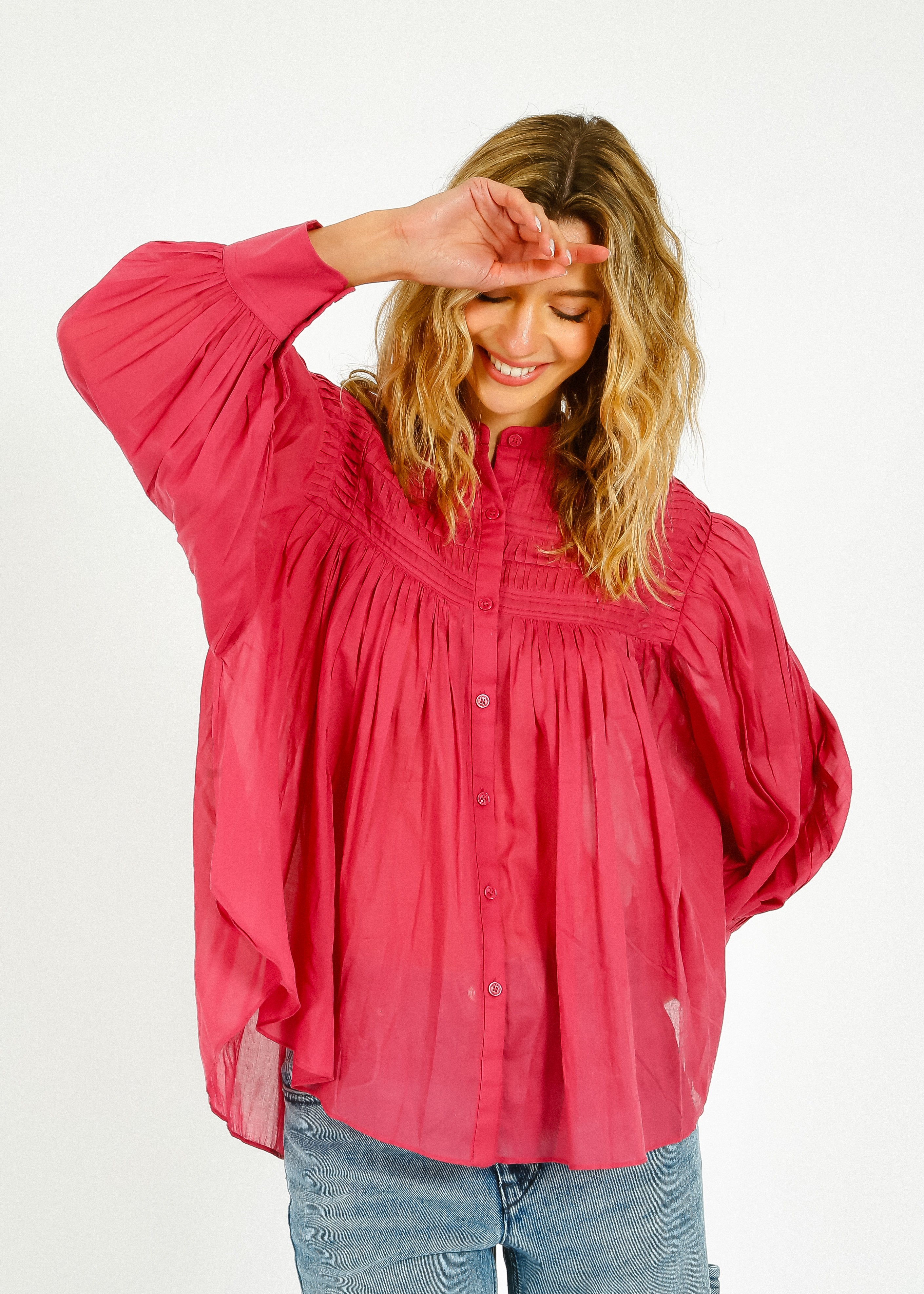 IM Plalia Blouse in Antik Pink