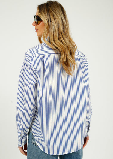 PARK Classic Shirt Blue and White Stripe