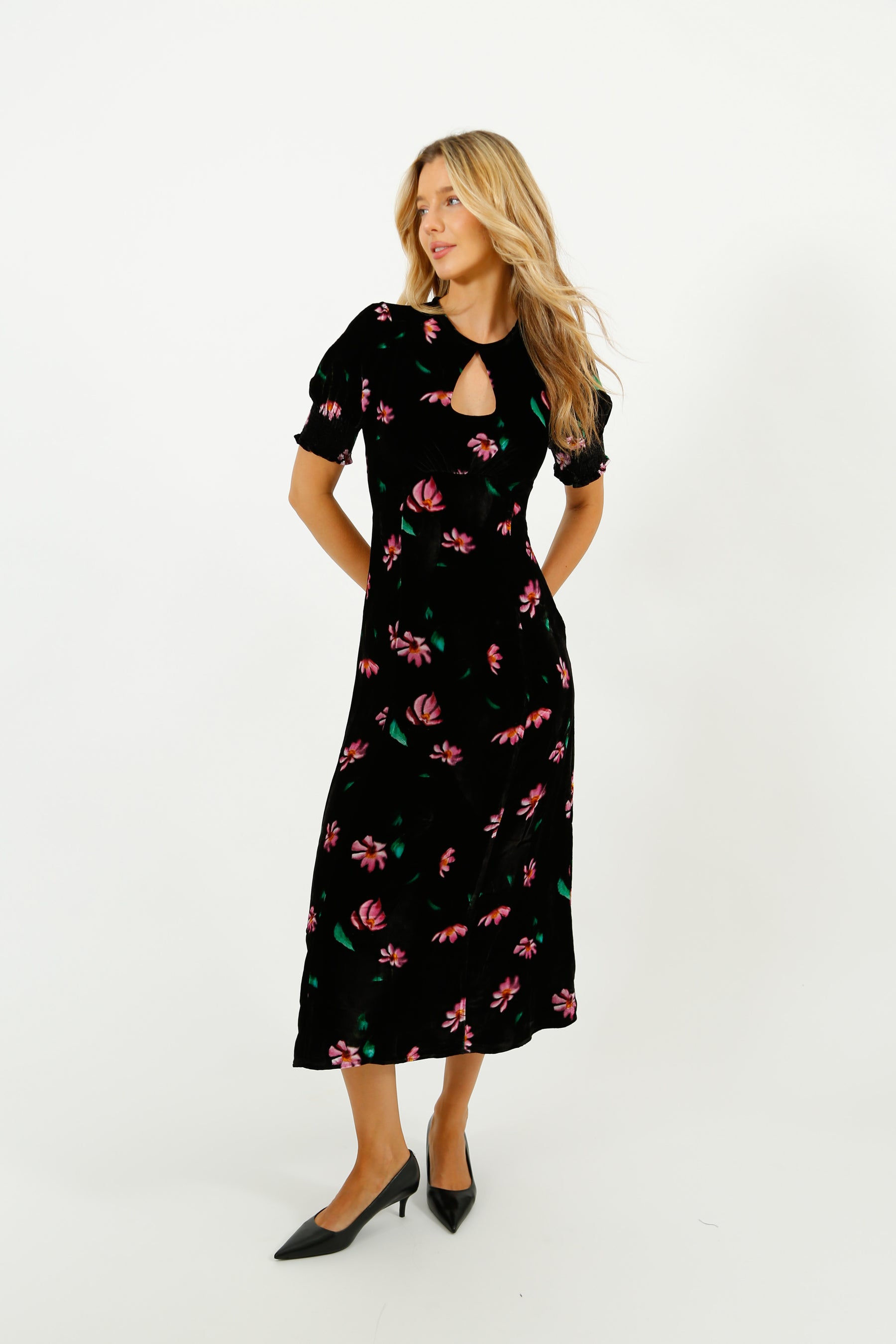 Primrose Park Dani Dress in Blurred Floral
