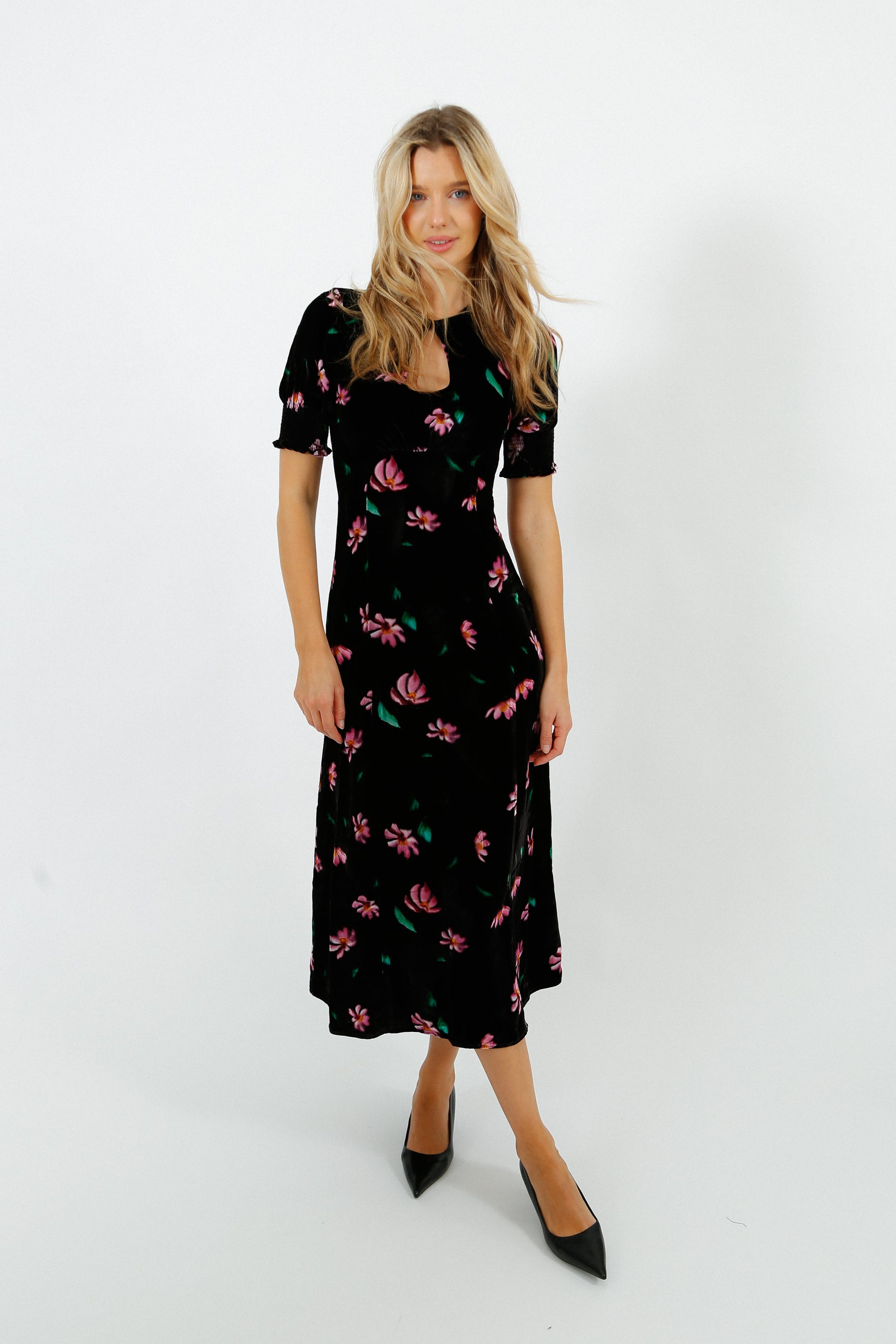 Primrose Park Dani Dress in Blurred Floral
