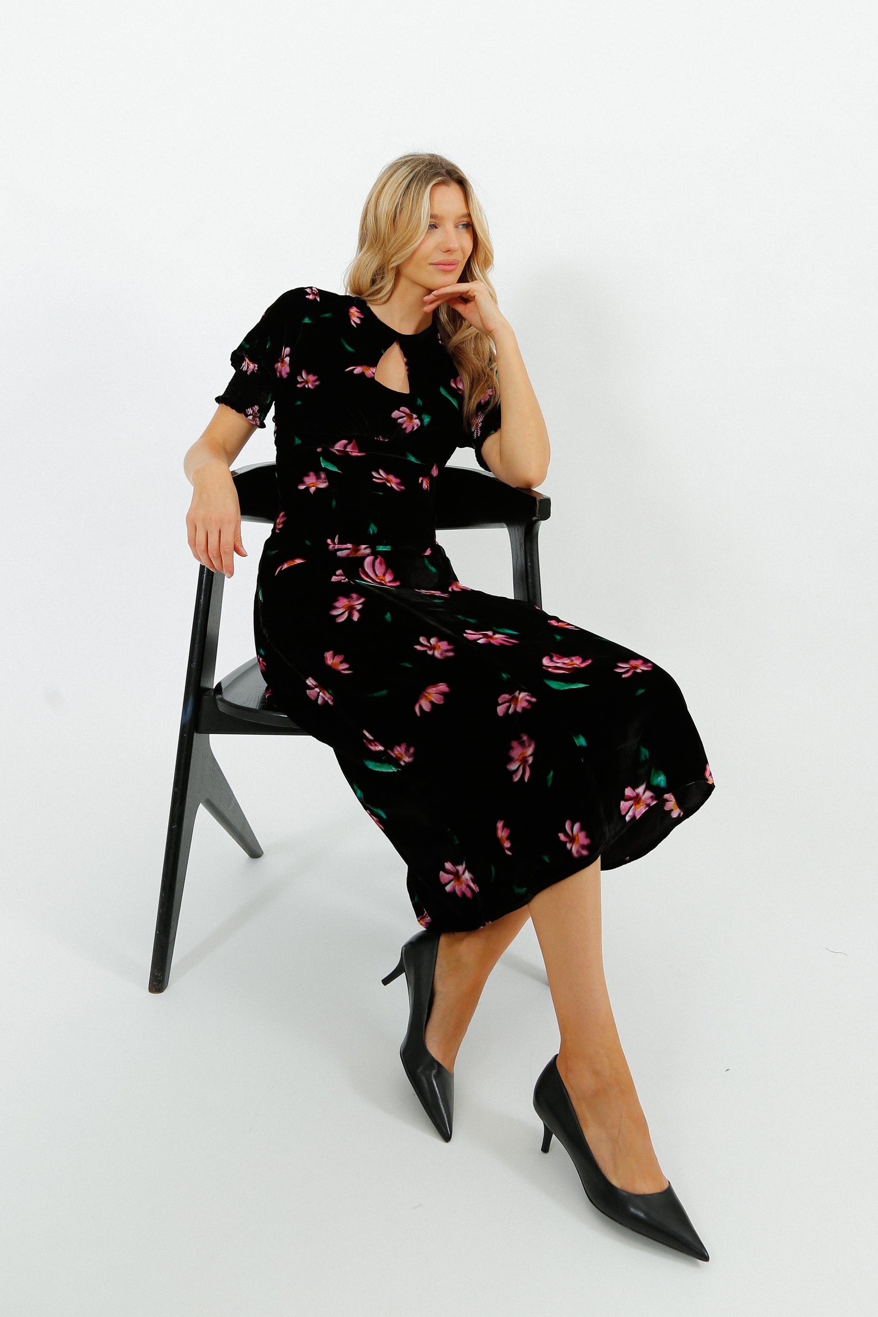 Primrose Park Dani Dress in Blurred Floral