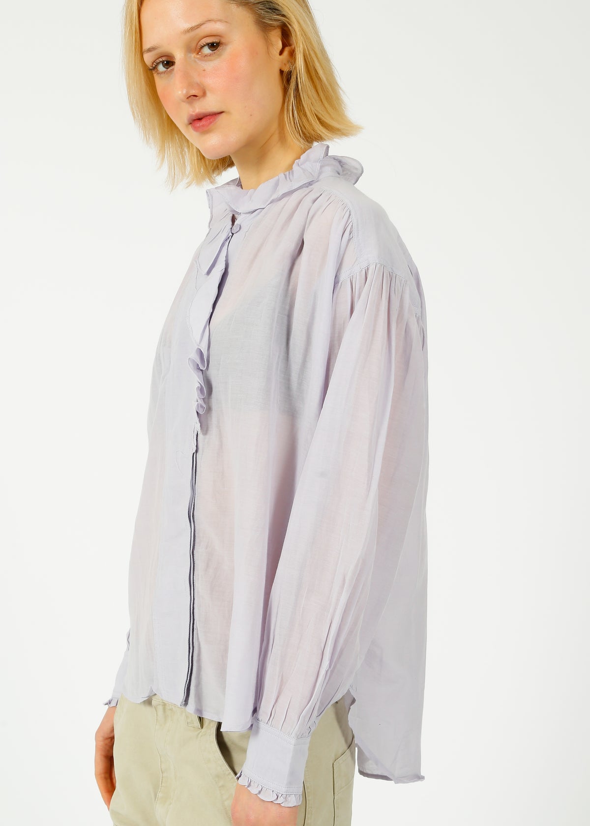 Marant Etoile Pamias Blouse in Baby Lilac