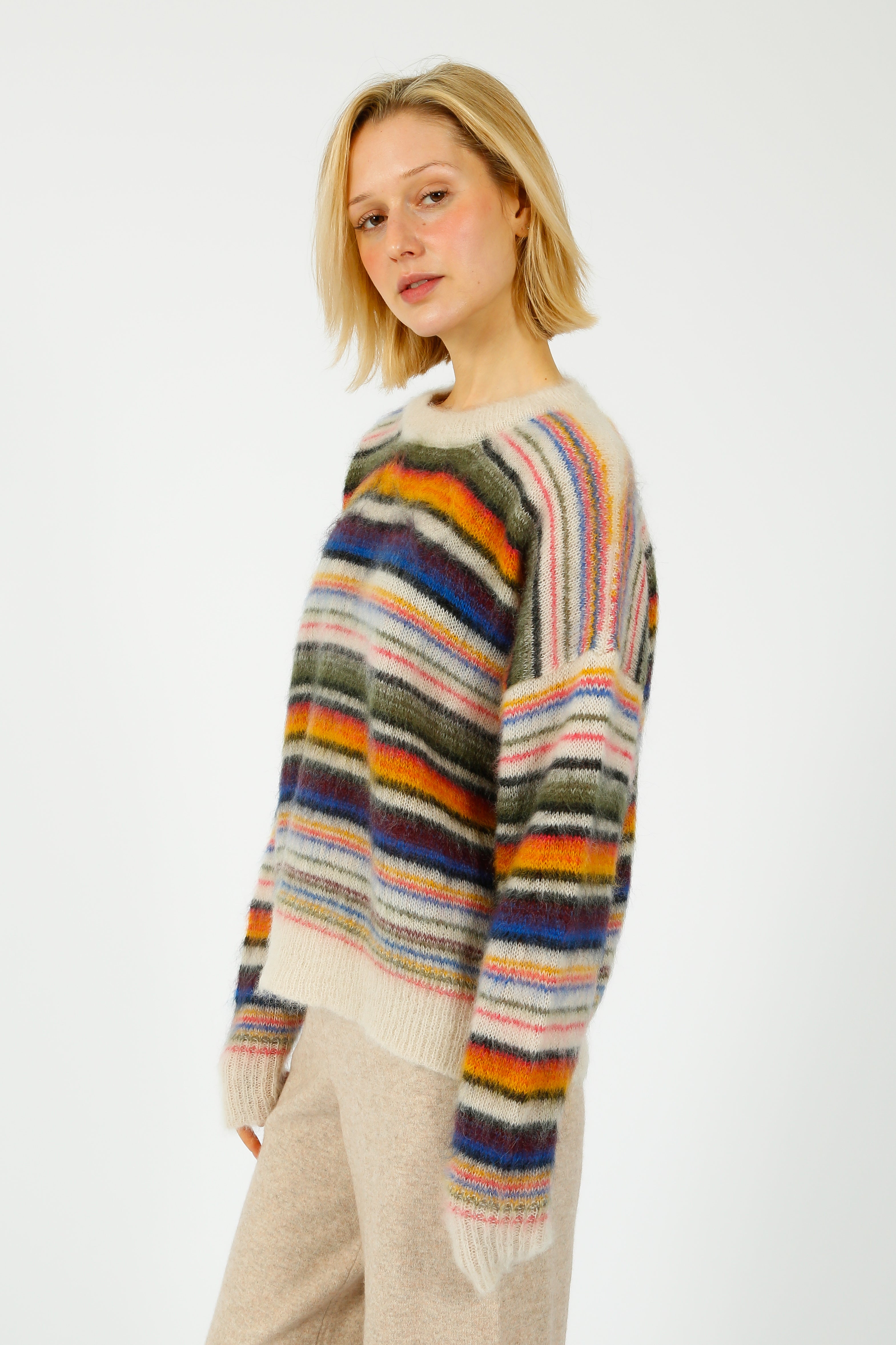 Marant Etoile Drussel Knit in Multi Stripe