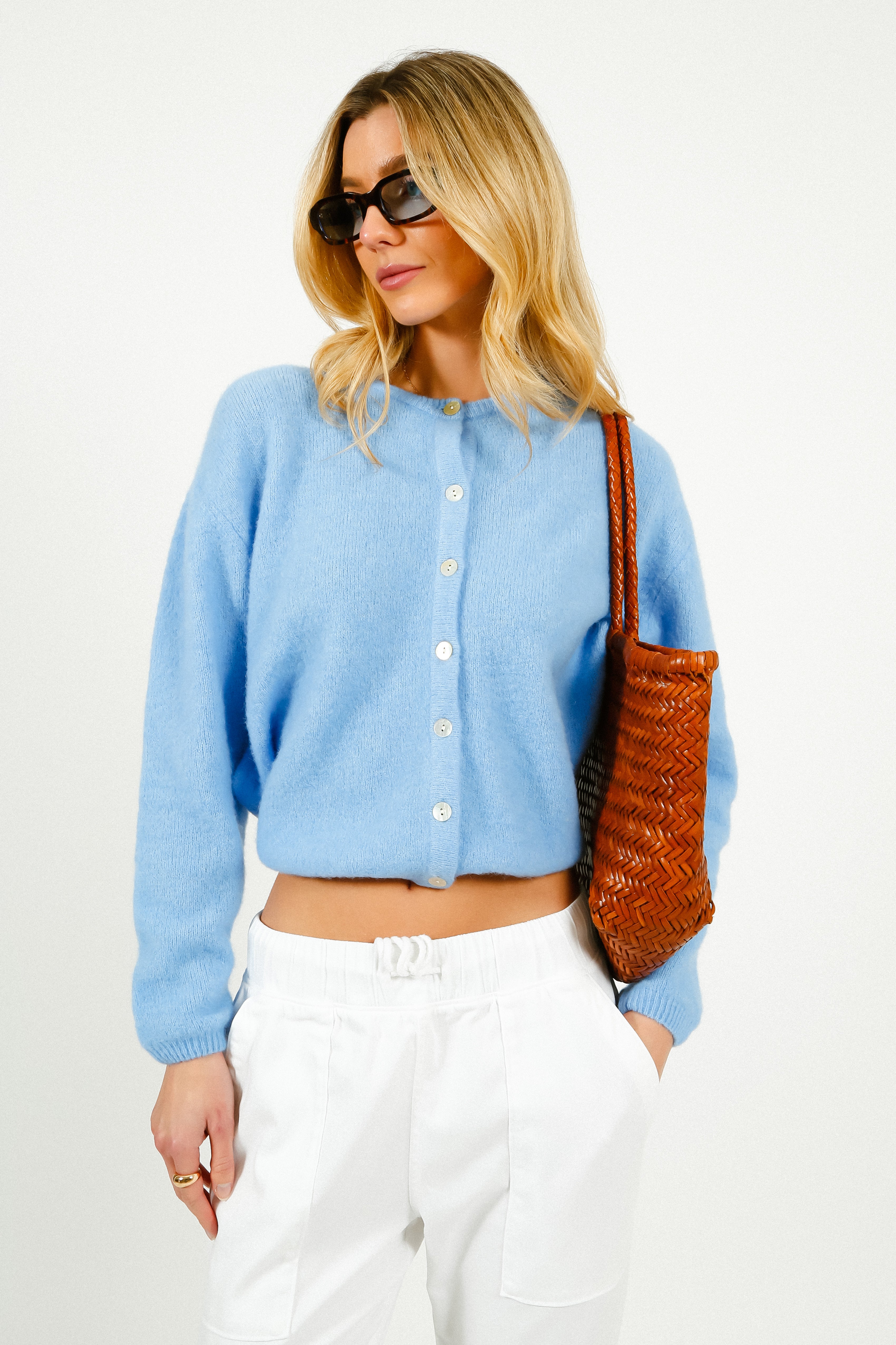 AV Vitow Knit Cardi in Atmosphere Chine