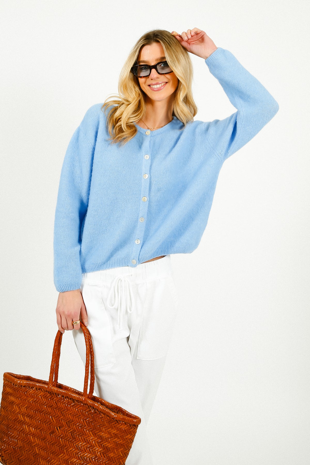 AV Vitow Knit Cardi in Atmosphere Chine