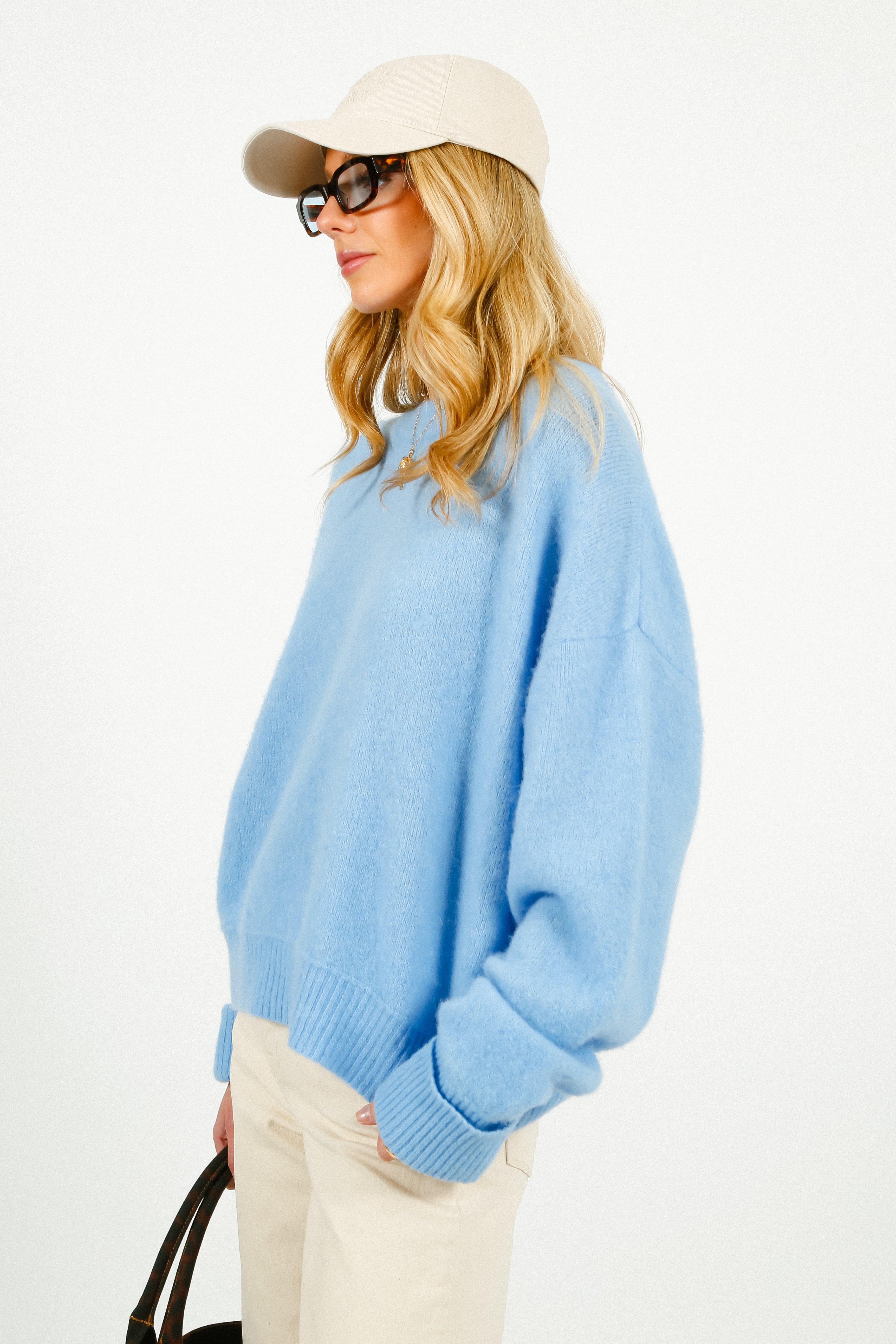 American Vintage Vitow Knit Jumper in Atmosphere