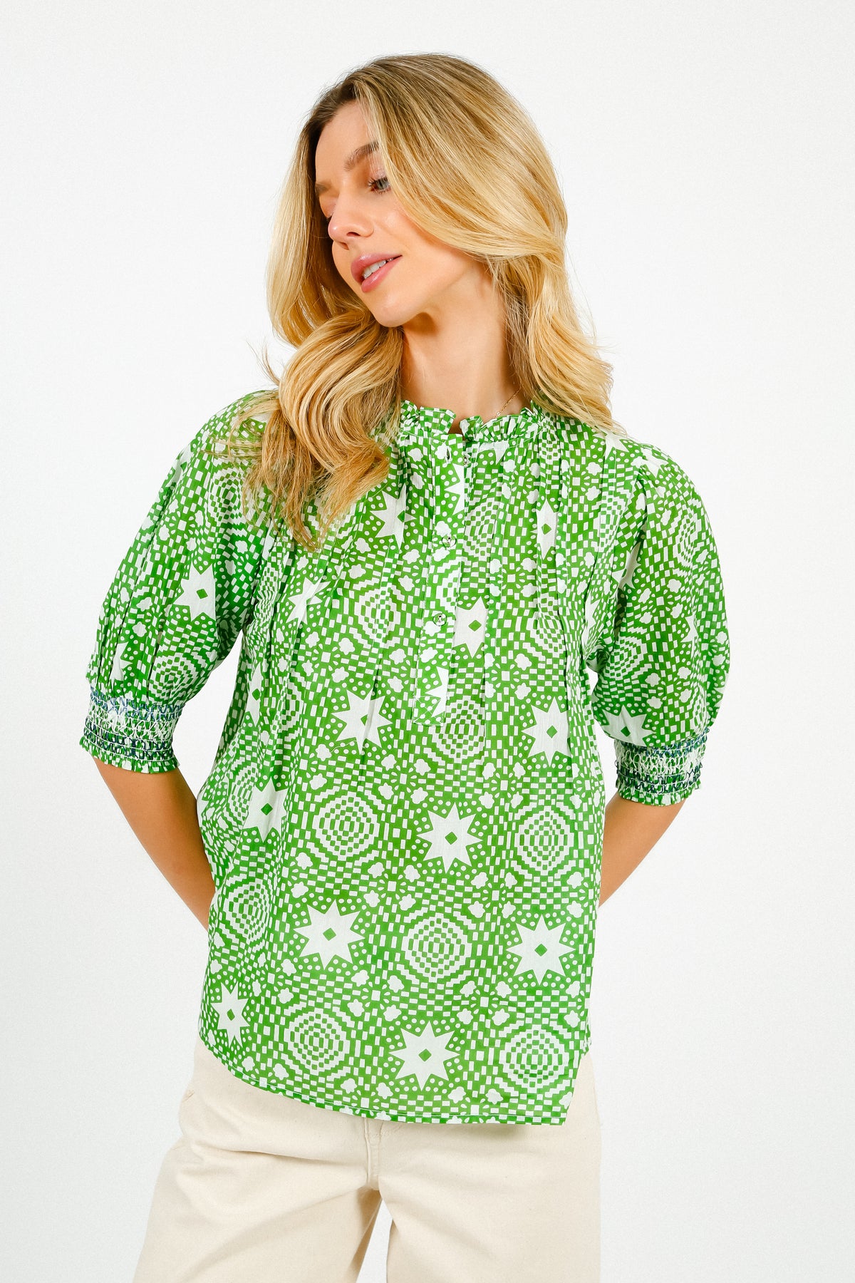 BONTE Loan Shirt in Apple Green