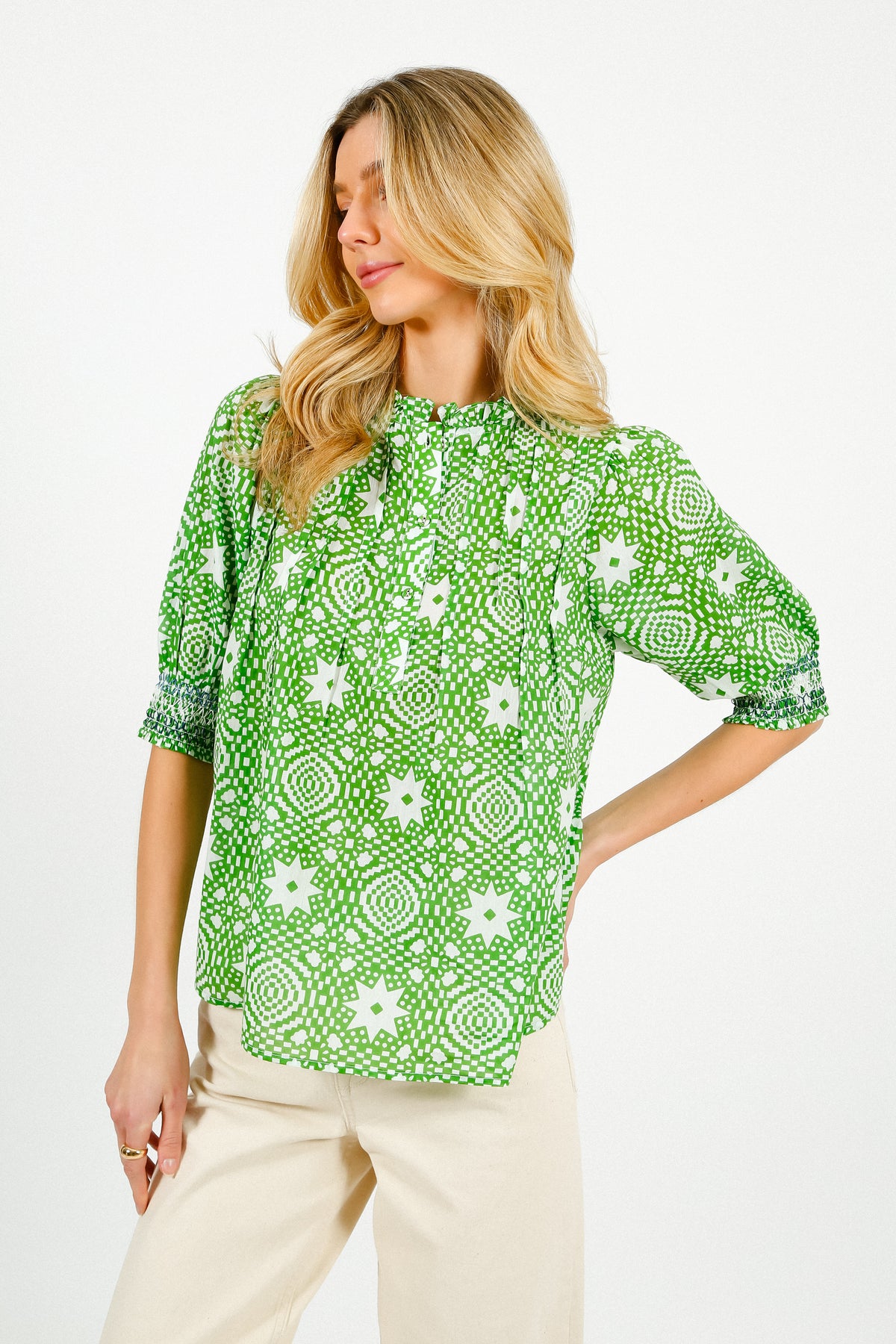 BONTE Loan Shirt in Apple Green