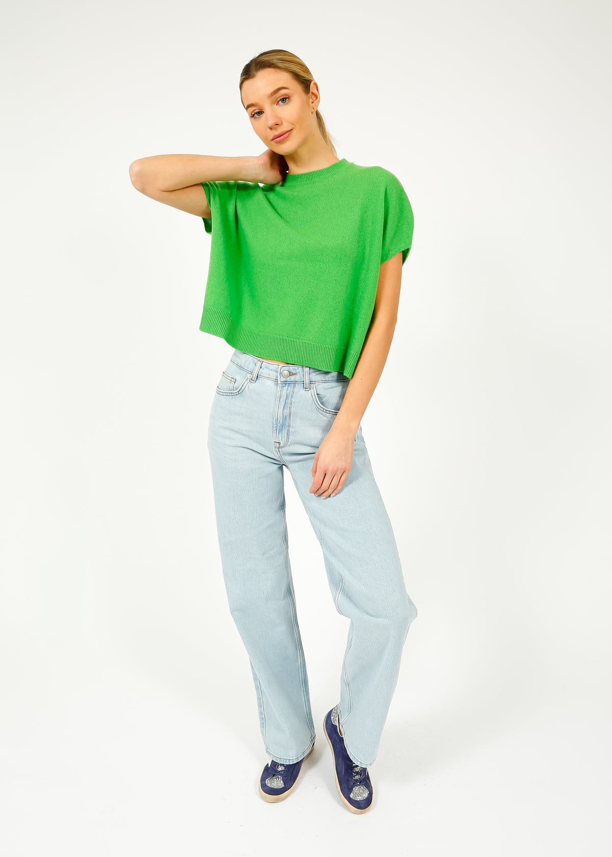 SLF Alice Wide Jeans in Sky Blue